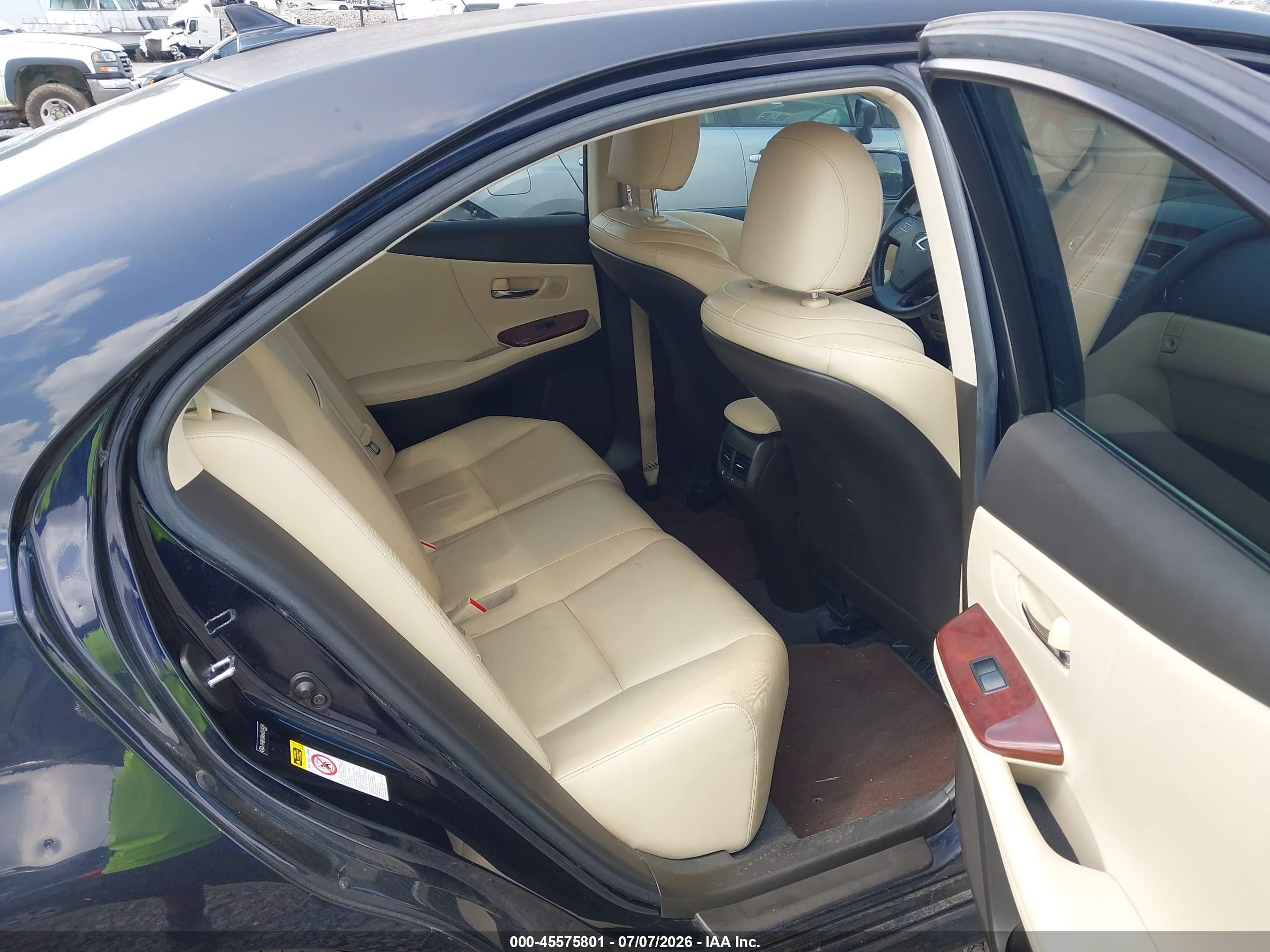 2010 Lexus Hs 250h   Blue vin: JTHBB1BA6A2004380