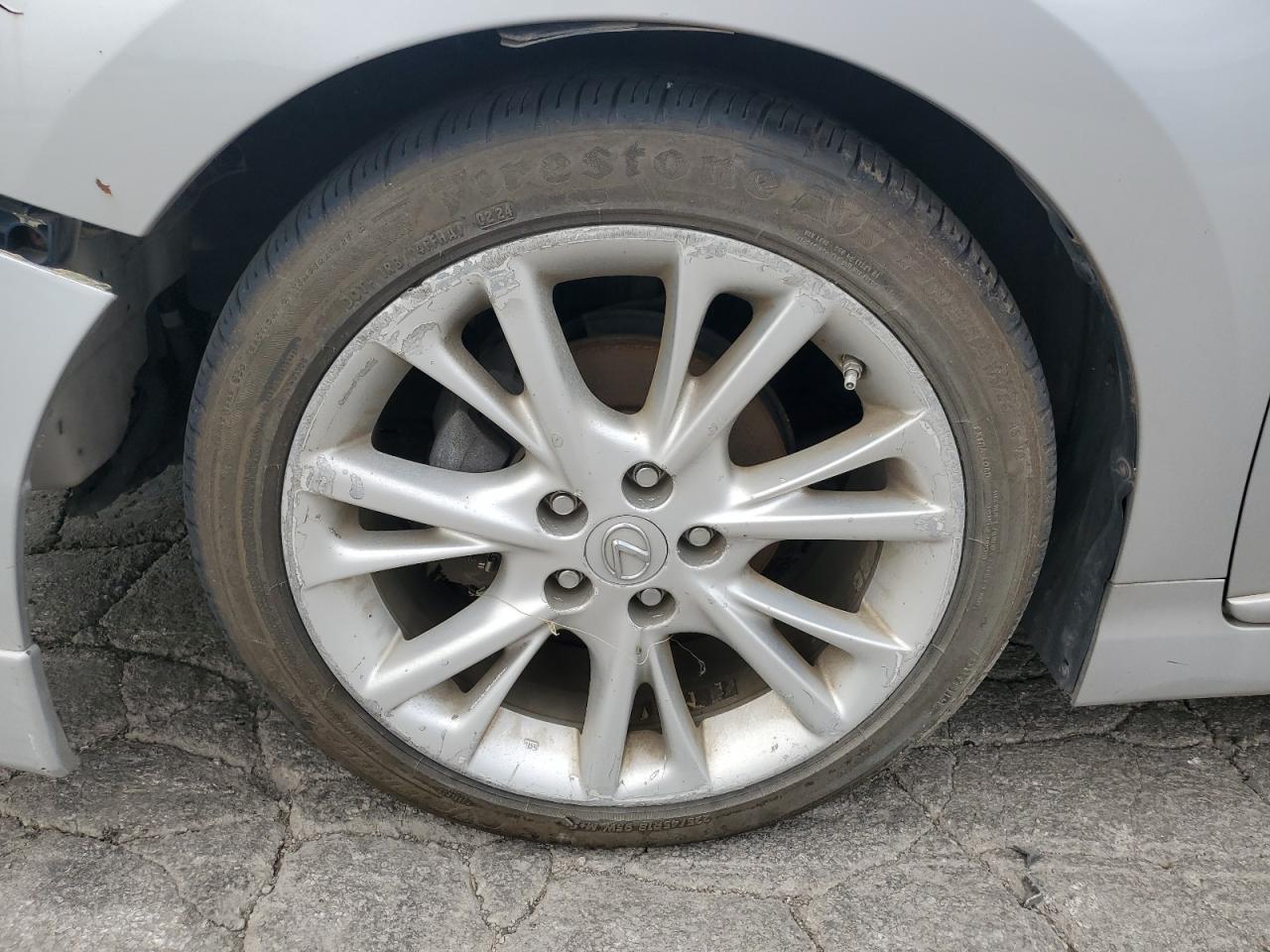 2010 Lexus Hs 250h Серебряный vin: JTHBB1BA6A2005092 Damage: Left Front Wheel, Curb Rash, > 12 Inches