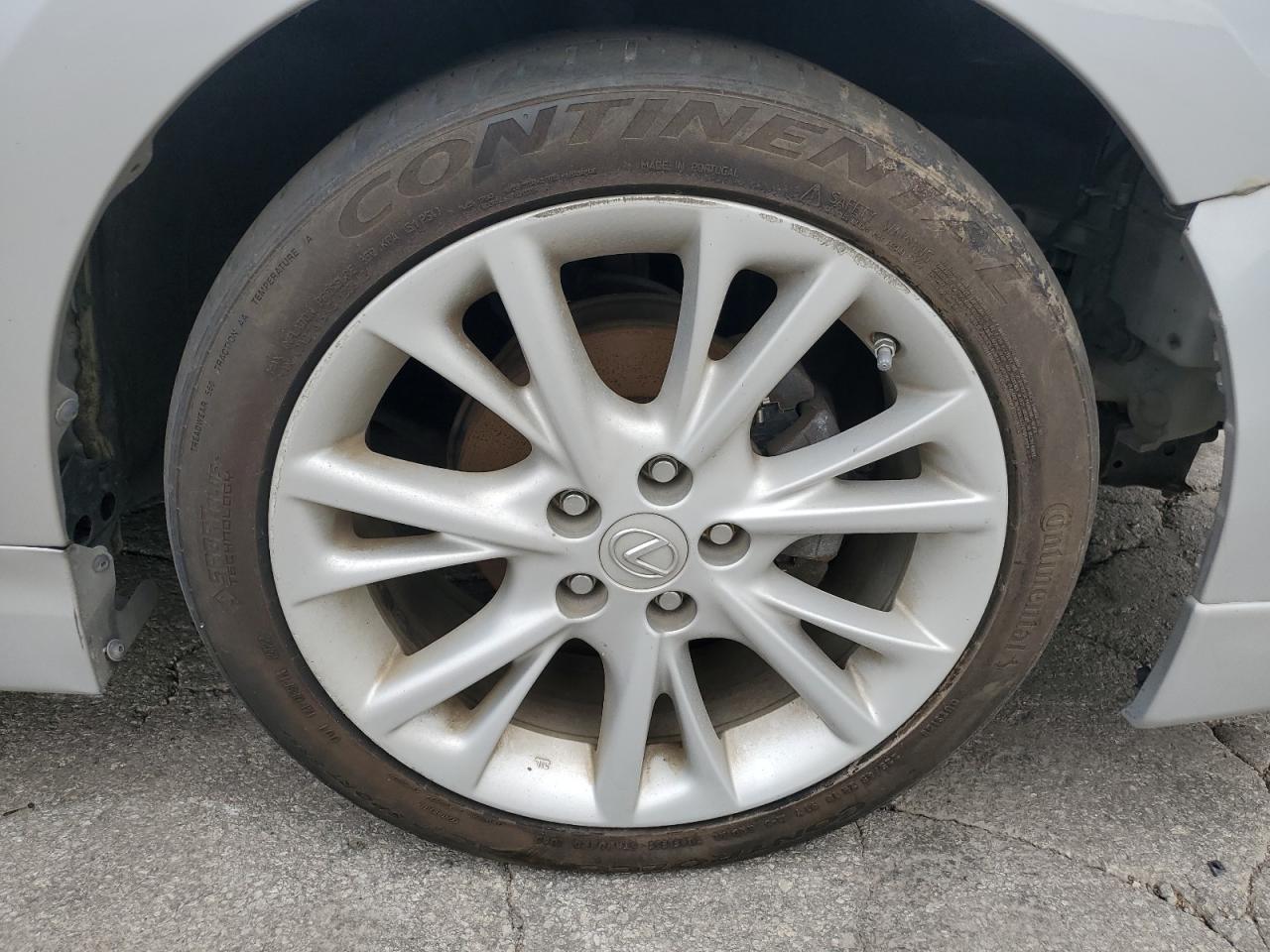 2010 Lexus Hs 250h Серебряный vin: JTHBB1BA6A2005092 Damage: Right Front Wheel, Curb Rash, > 12 Inches