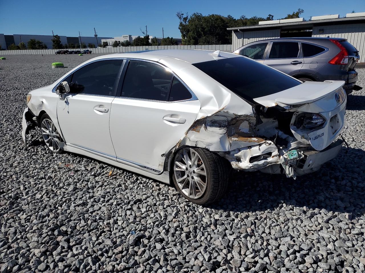 2010 Lexus Hs 250h White vin: JTHBB1BA6A2005108
