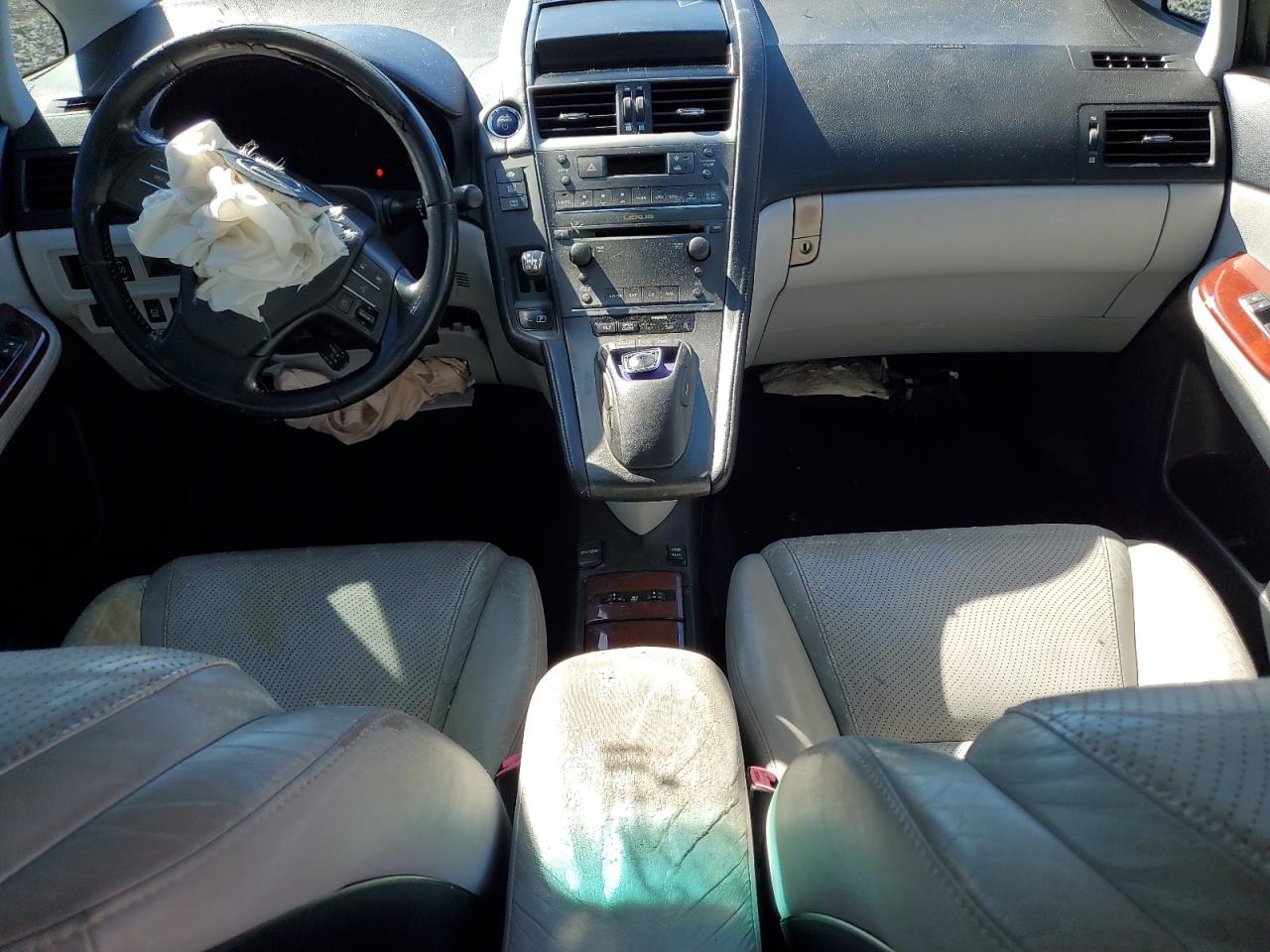 2010 Lexus Hs 250h White vin: JTHBB1BA6A2005108