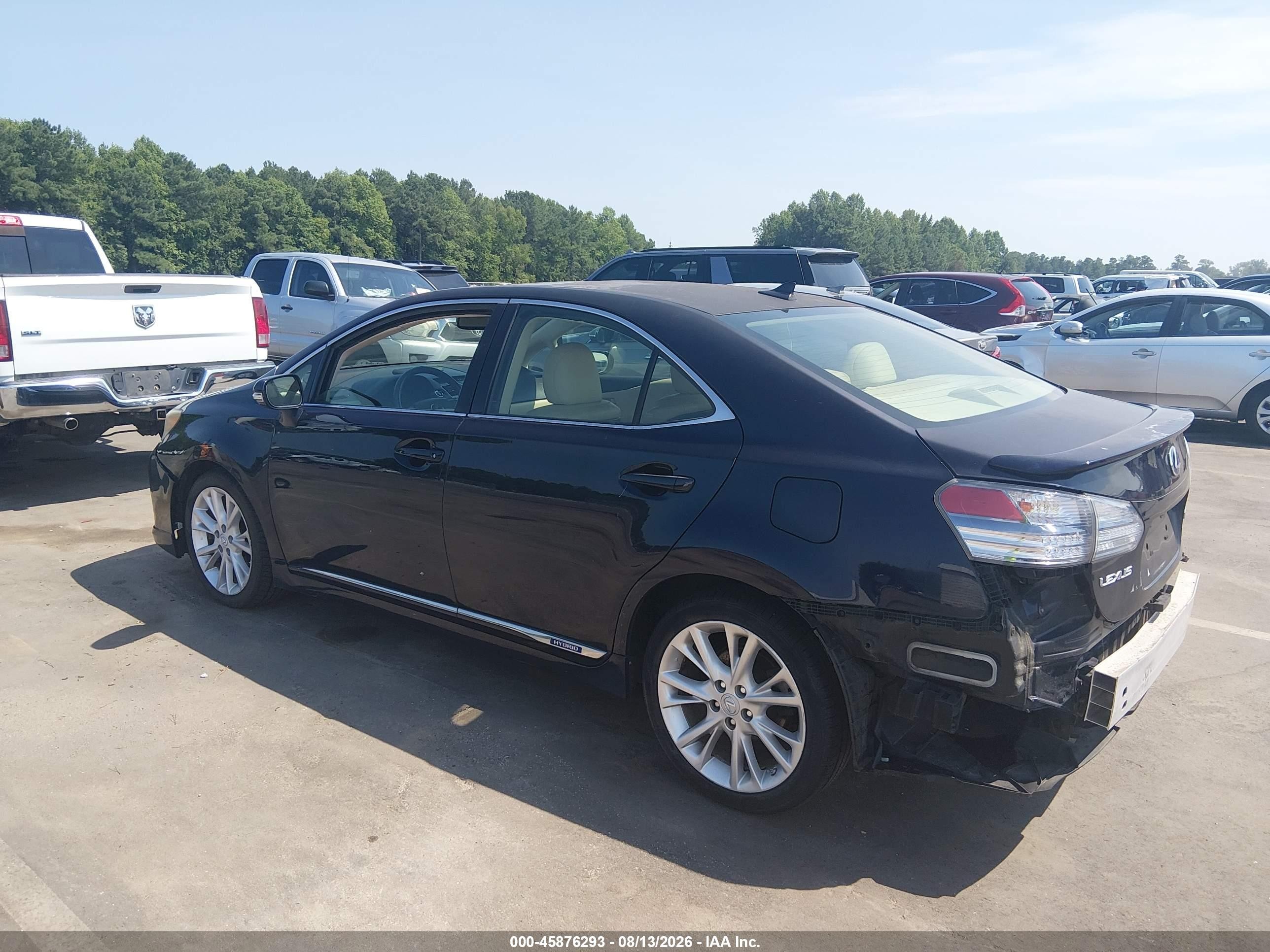 2010 Lexus Hs 250h Premium Blue vin: JTHBB1BA6A2005870