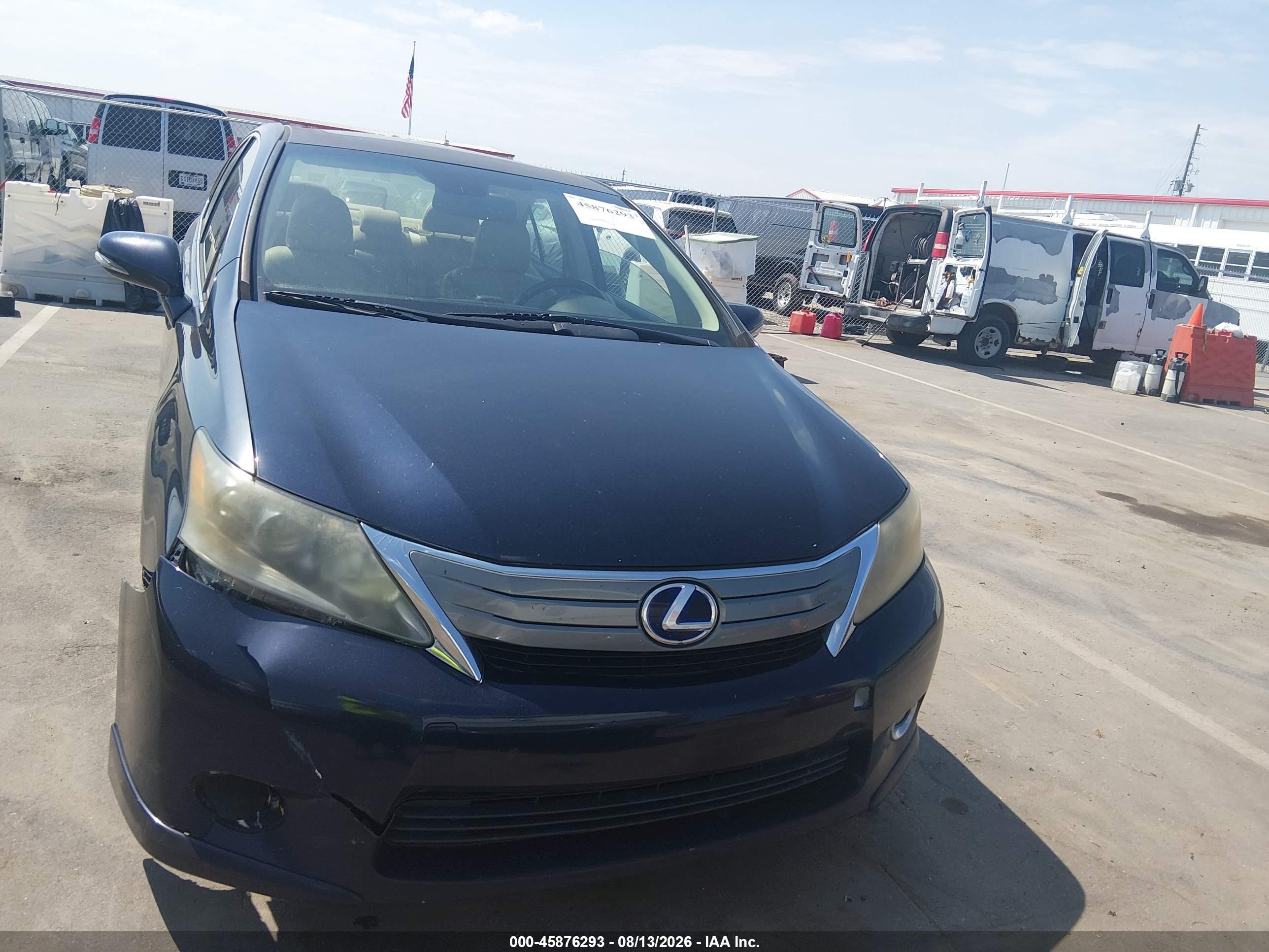 2010 Lexus Hs 250h Premium Blue vin: JTHBB1BA6A2005870