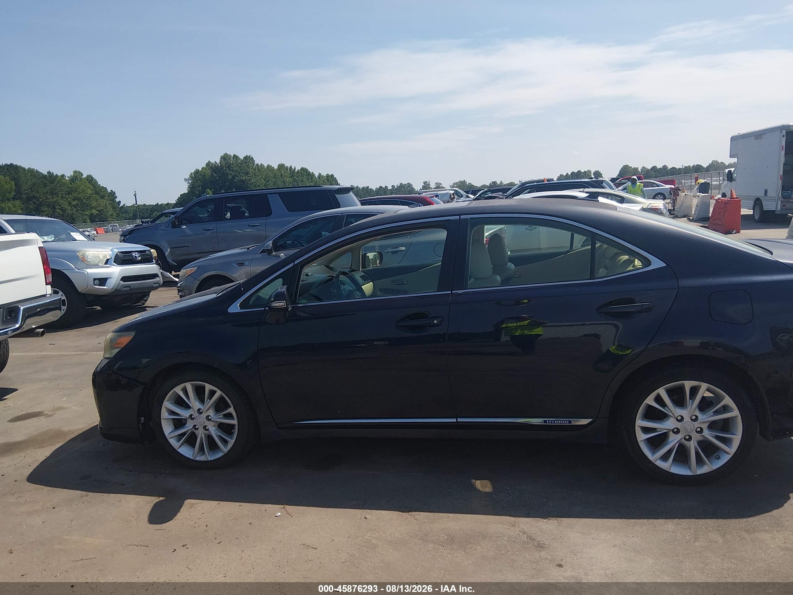 2010 Lexus Hs 250h Premium Blue vin: JTHBB1BA6A2005870