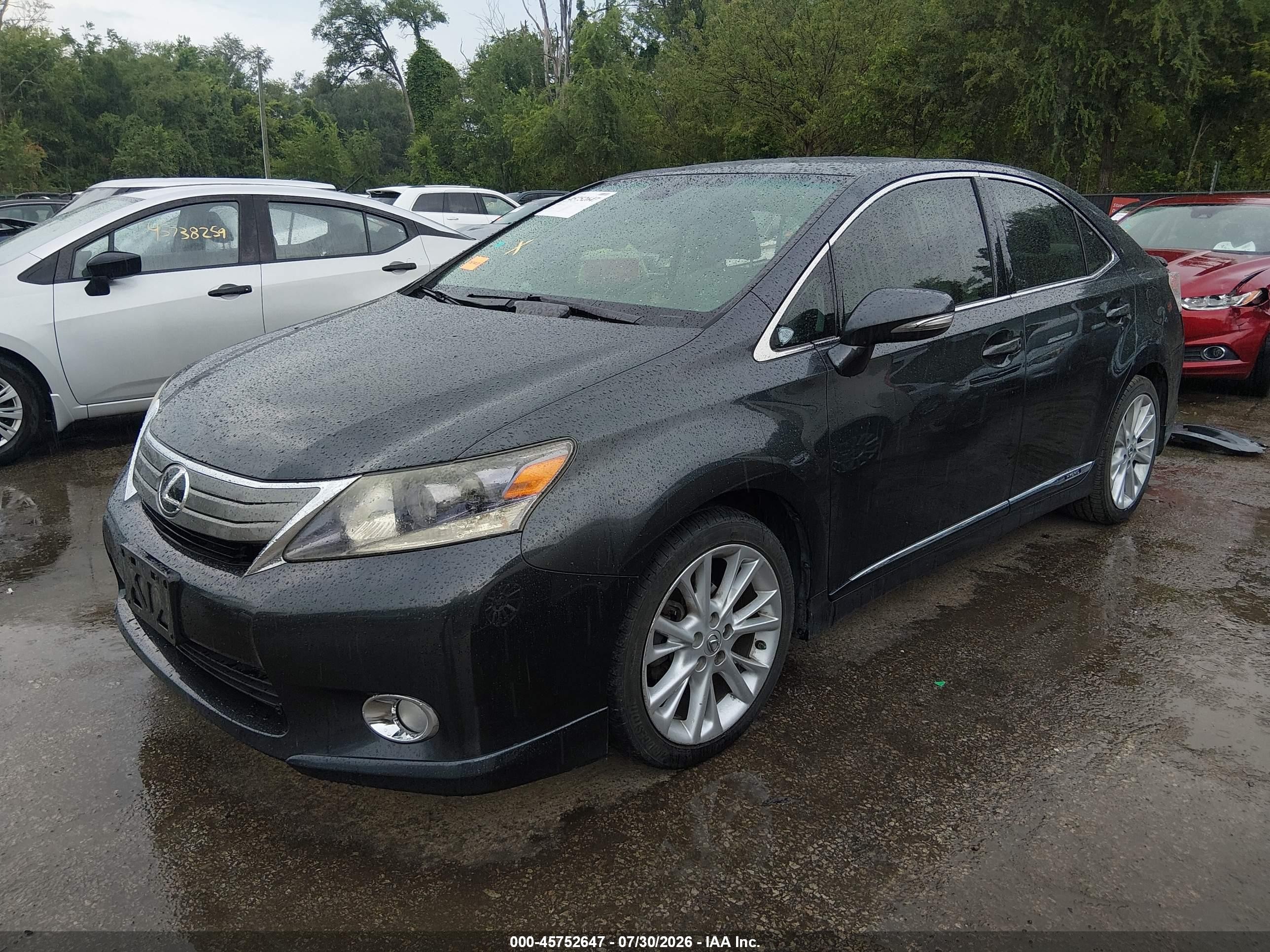 2010 Lexus Hs 250h Premium Gray vin: JTHBB1BA6A2007411