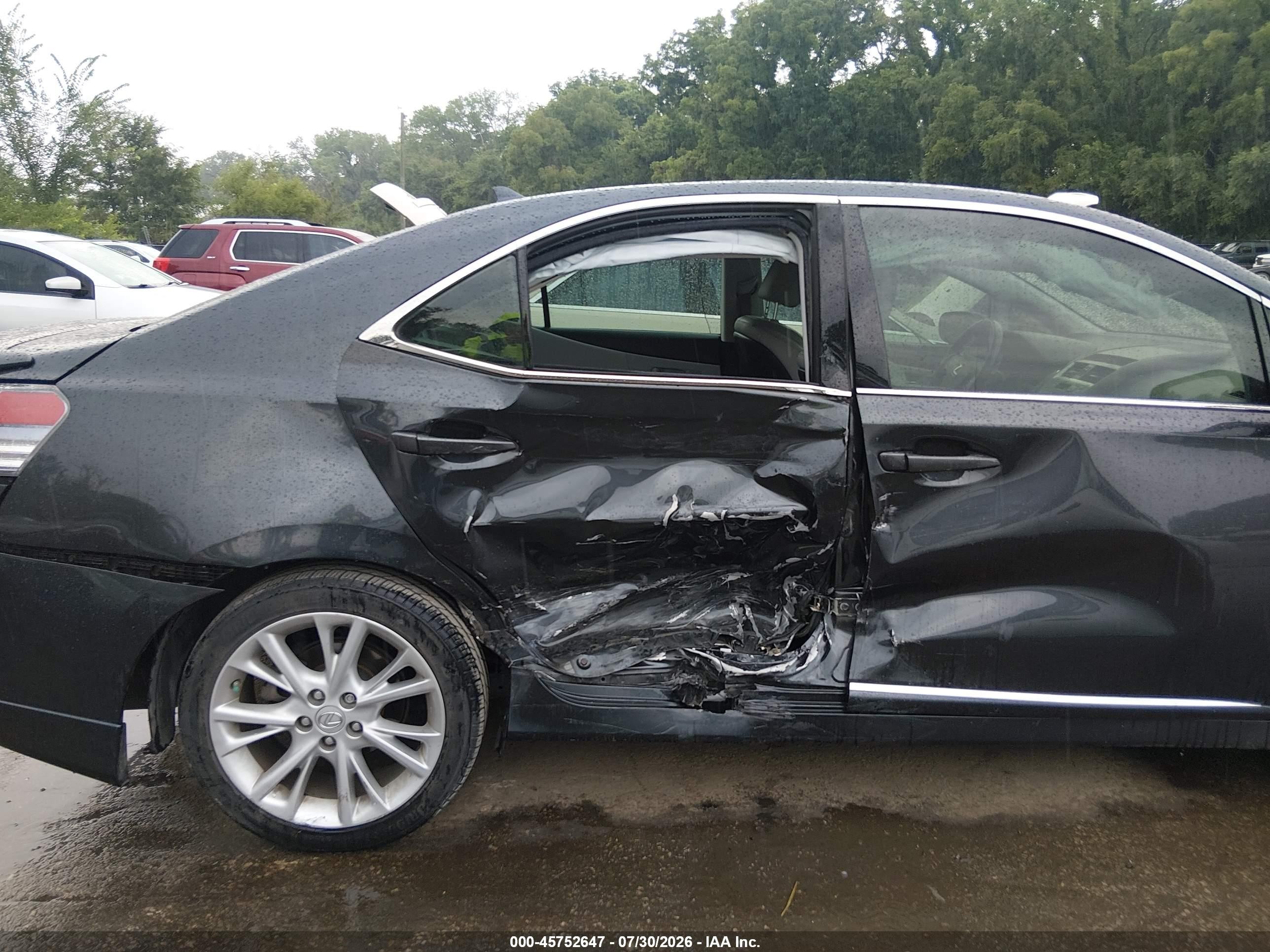2010 Lexus Hs 250h Premium Gray vin: JTHBB1BA6A2007411
