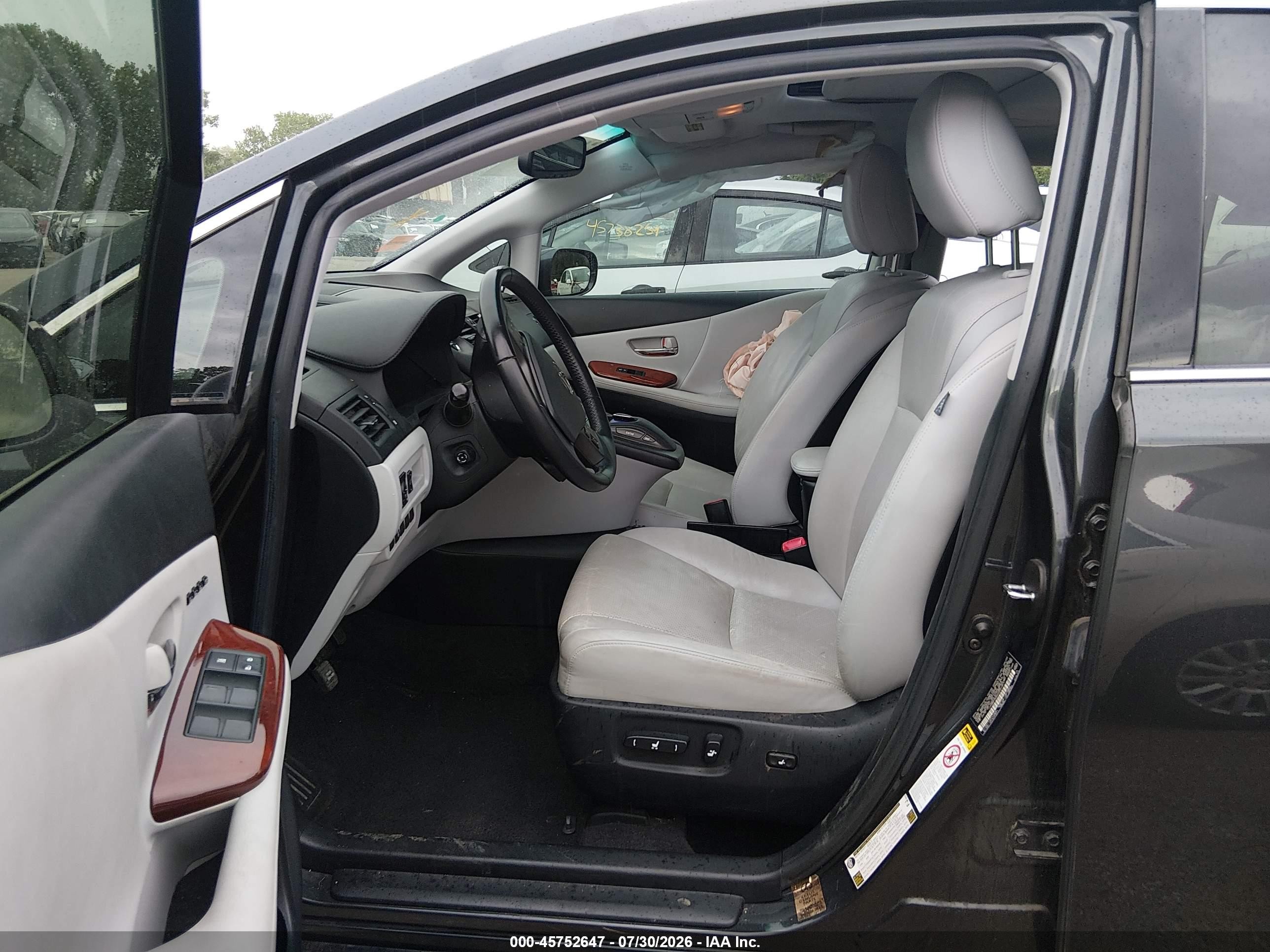 2010 Lexus Hs 250h Premium Gray vin: JTHBB1BA6A2007411