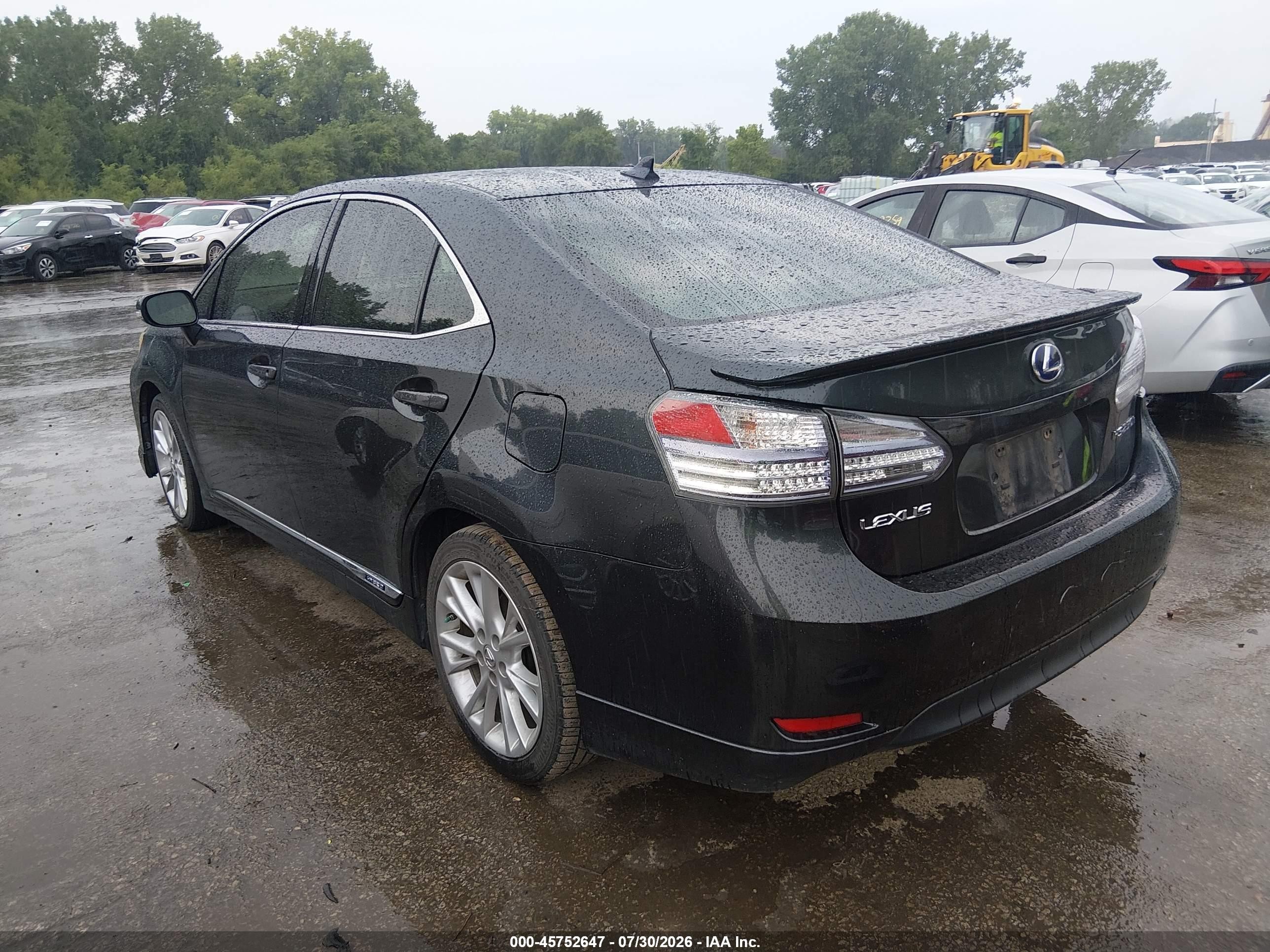2010 Lexus Hs 250h Premium Gray vin: JTHBB1BA6A2007411