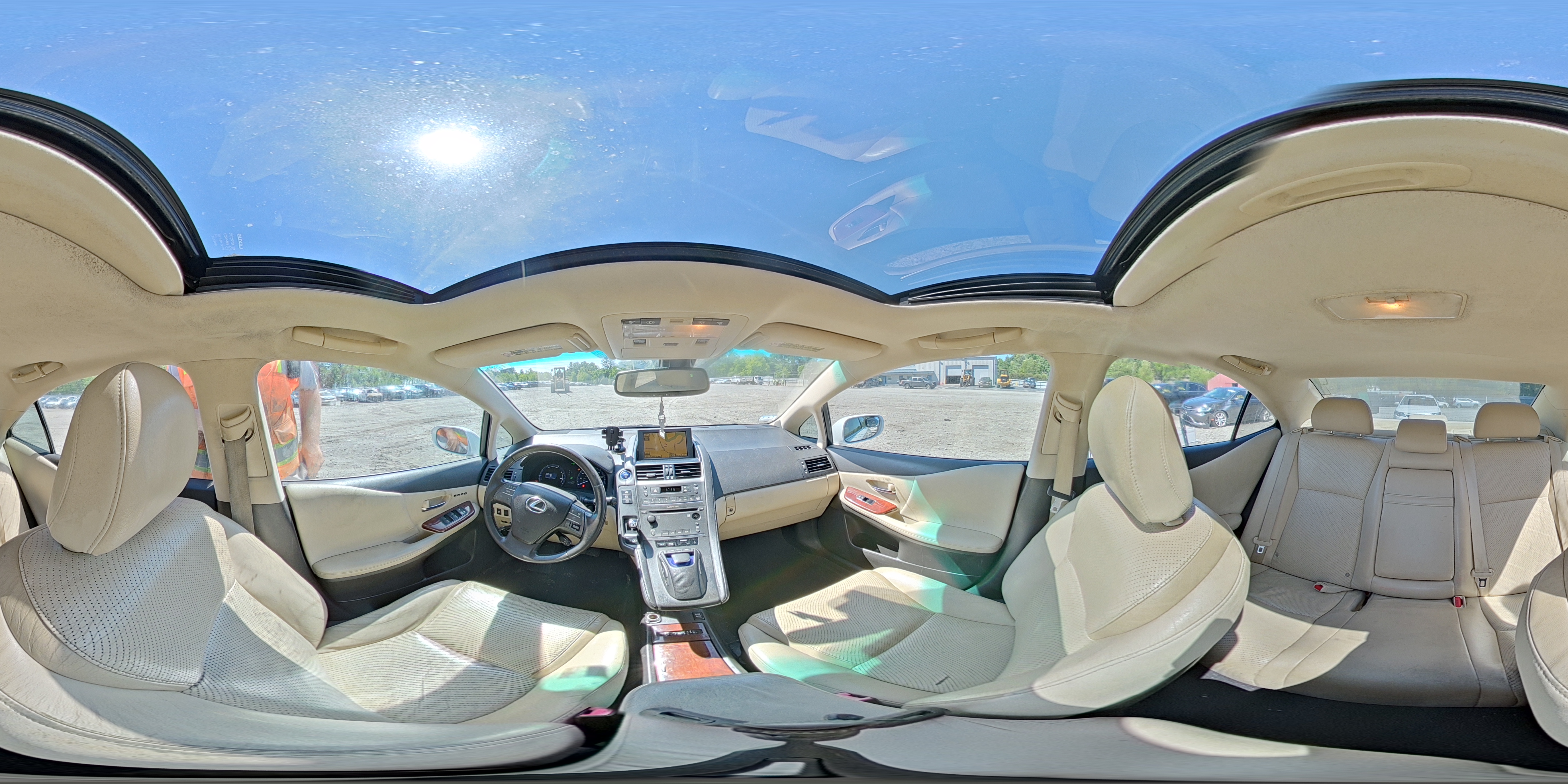 2010 Lexus Hs 250h White vin: JTHBB1BA6A2007862