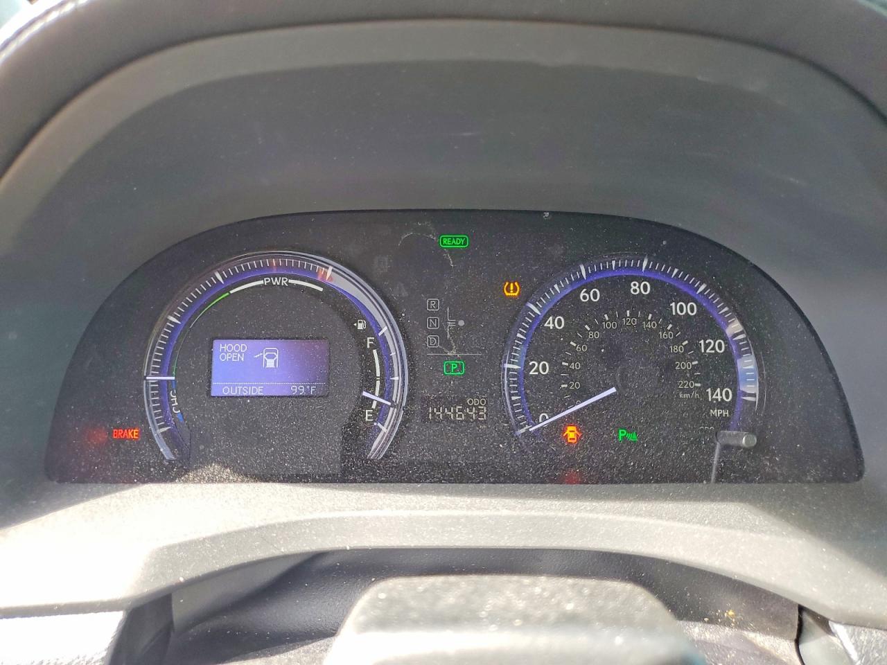 2010 Lexus Hs 250h Black vin: JTHBB1BA6A2010082
