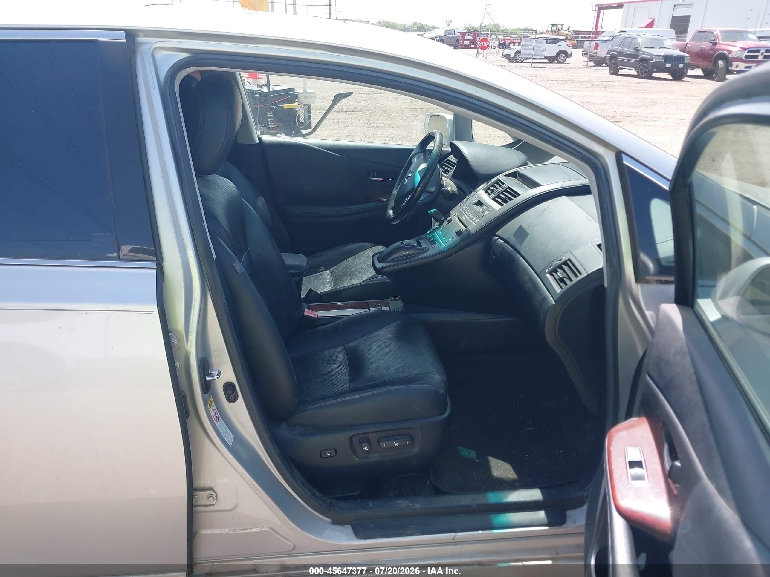 2010 Lexus Hs 250h Premium Silver vin: JTHBB1BA6A2010602