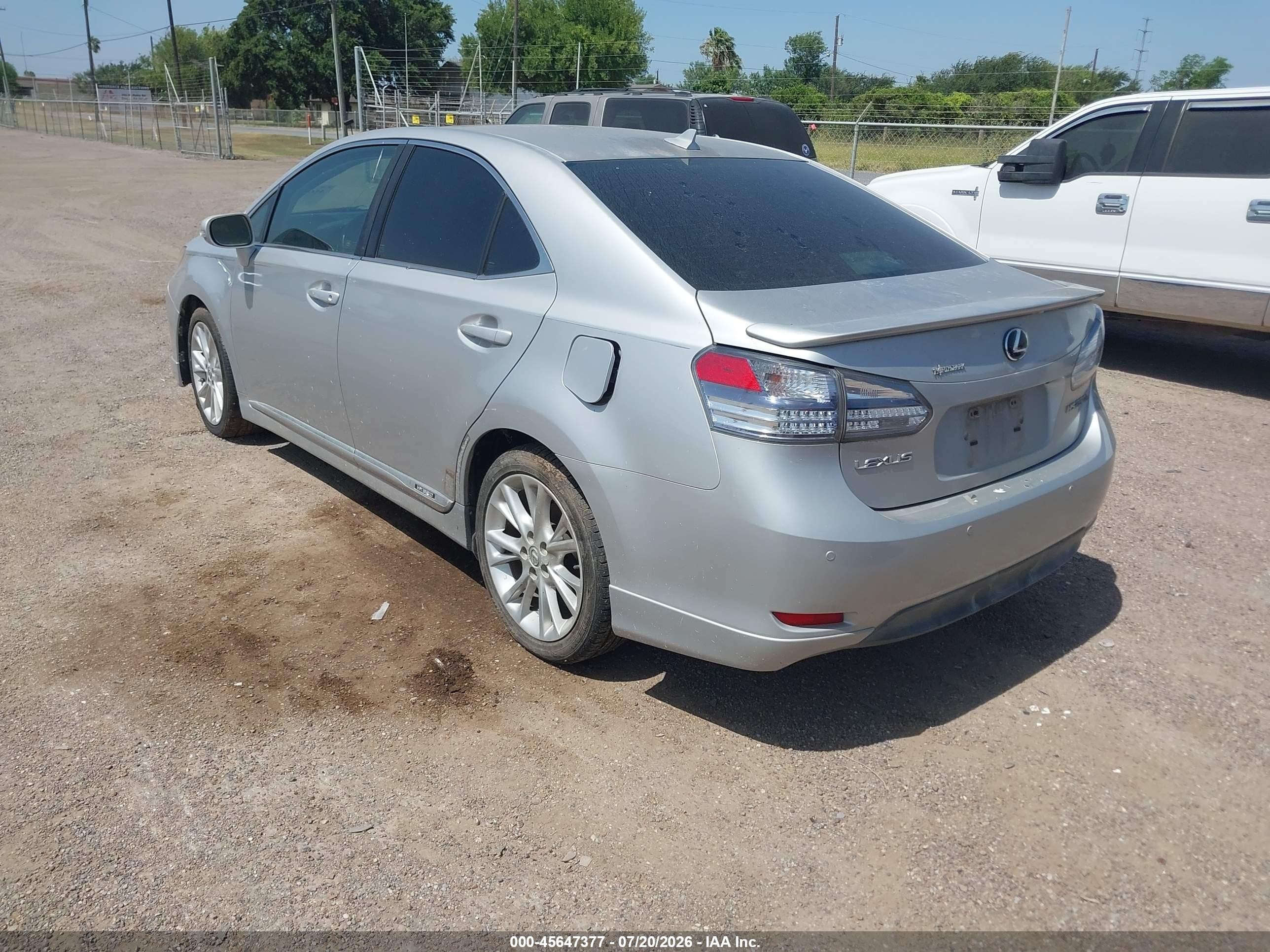 2010 Lexus Hs 250h Premium Silver vin: JTHBB1BA6A2010602