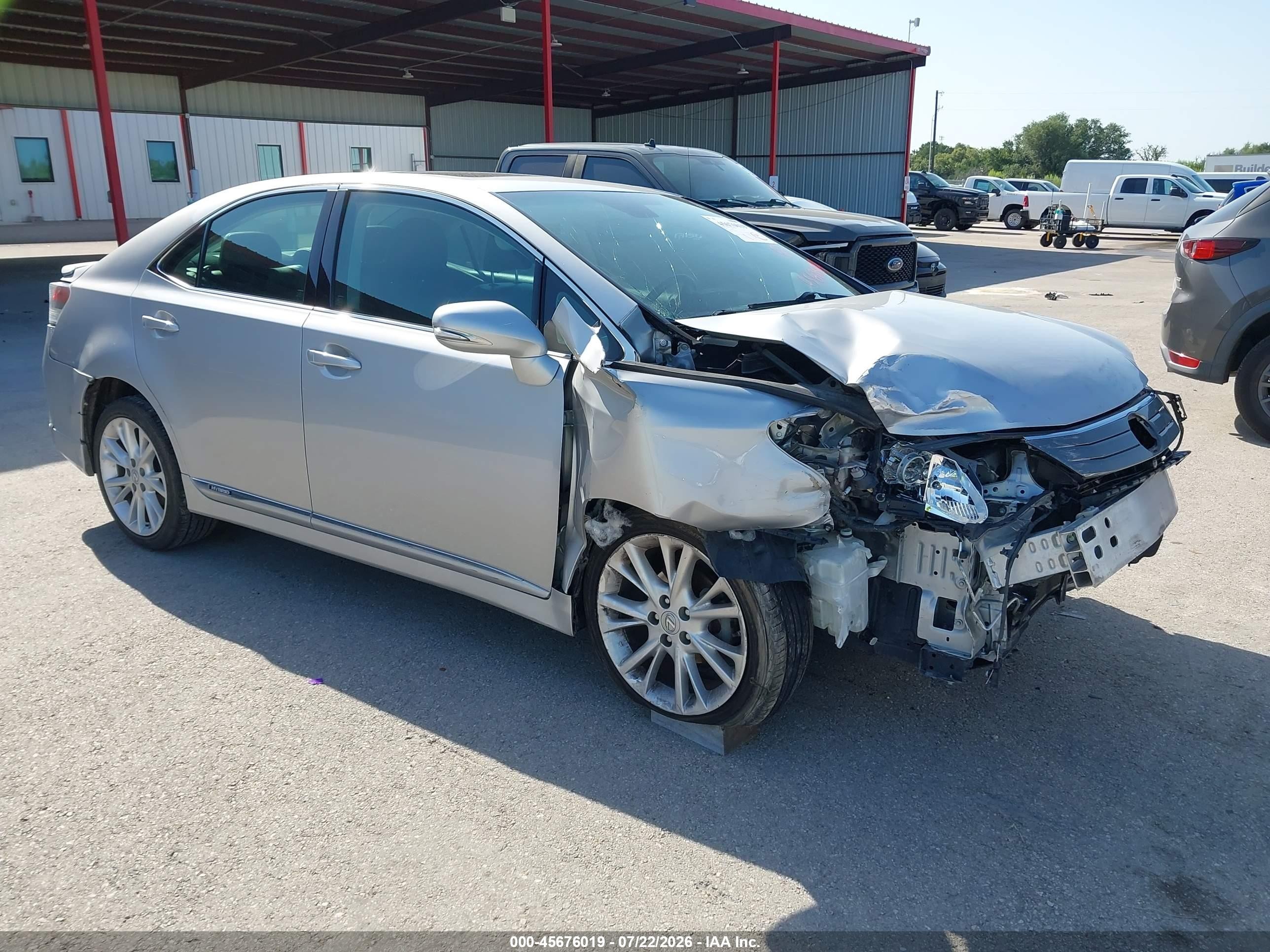 2010 Lexus Hs 250h Premium Silver vin: JTHBB1BA6A2018599