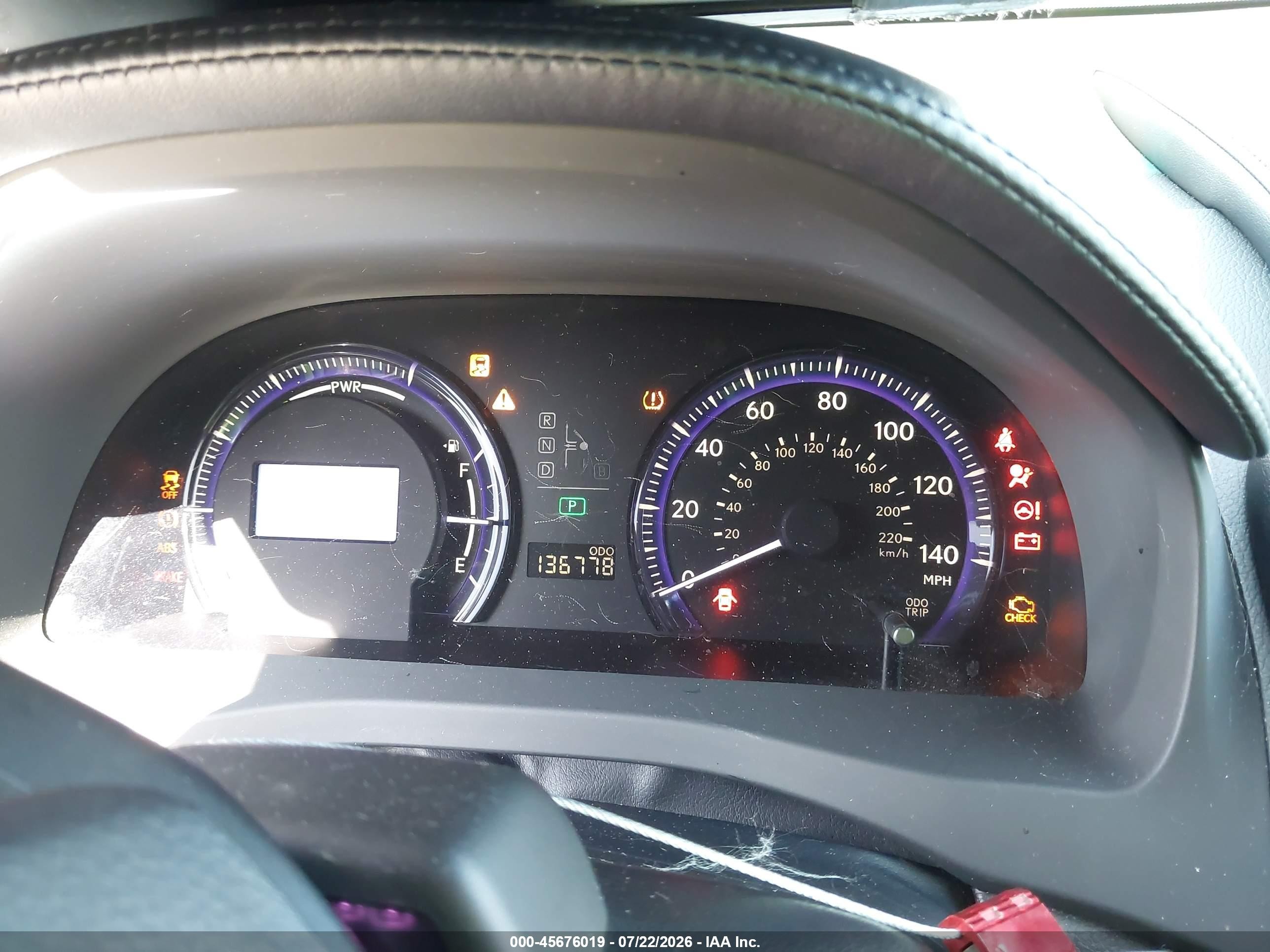 2010 Lexus Hs 250h Premium Silver vin: JTHBB1BA6A2018599