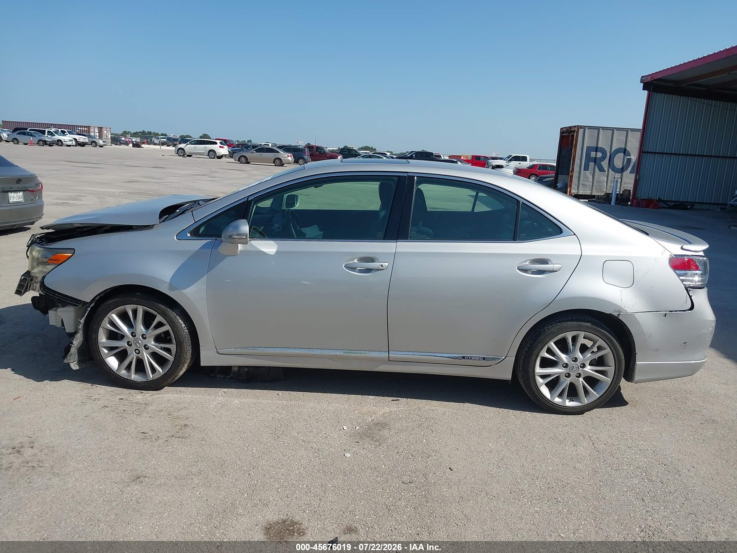 2010 Lexus Hs 250h Premium Silver vin: JTHBB1BA6A2018599