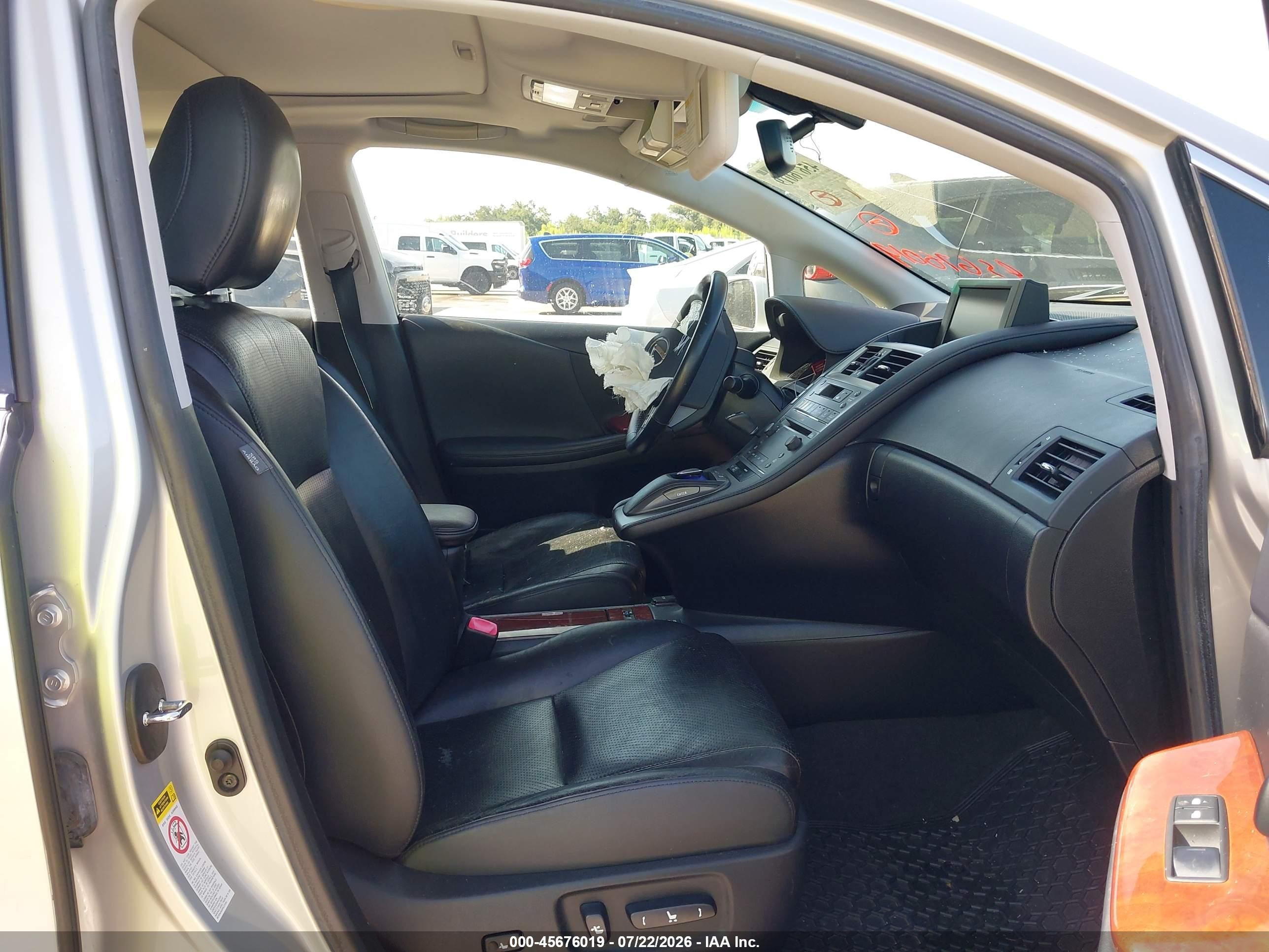 2010 Lexus Hs 250h Premium Silver vin: JTHBB1BA6A2018599