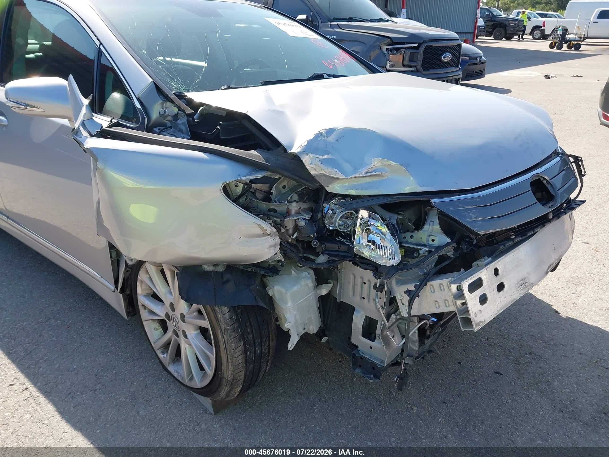2010 Lexus Hs 250h Premium Silver vin: JTHBB1BA6A2018599