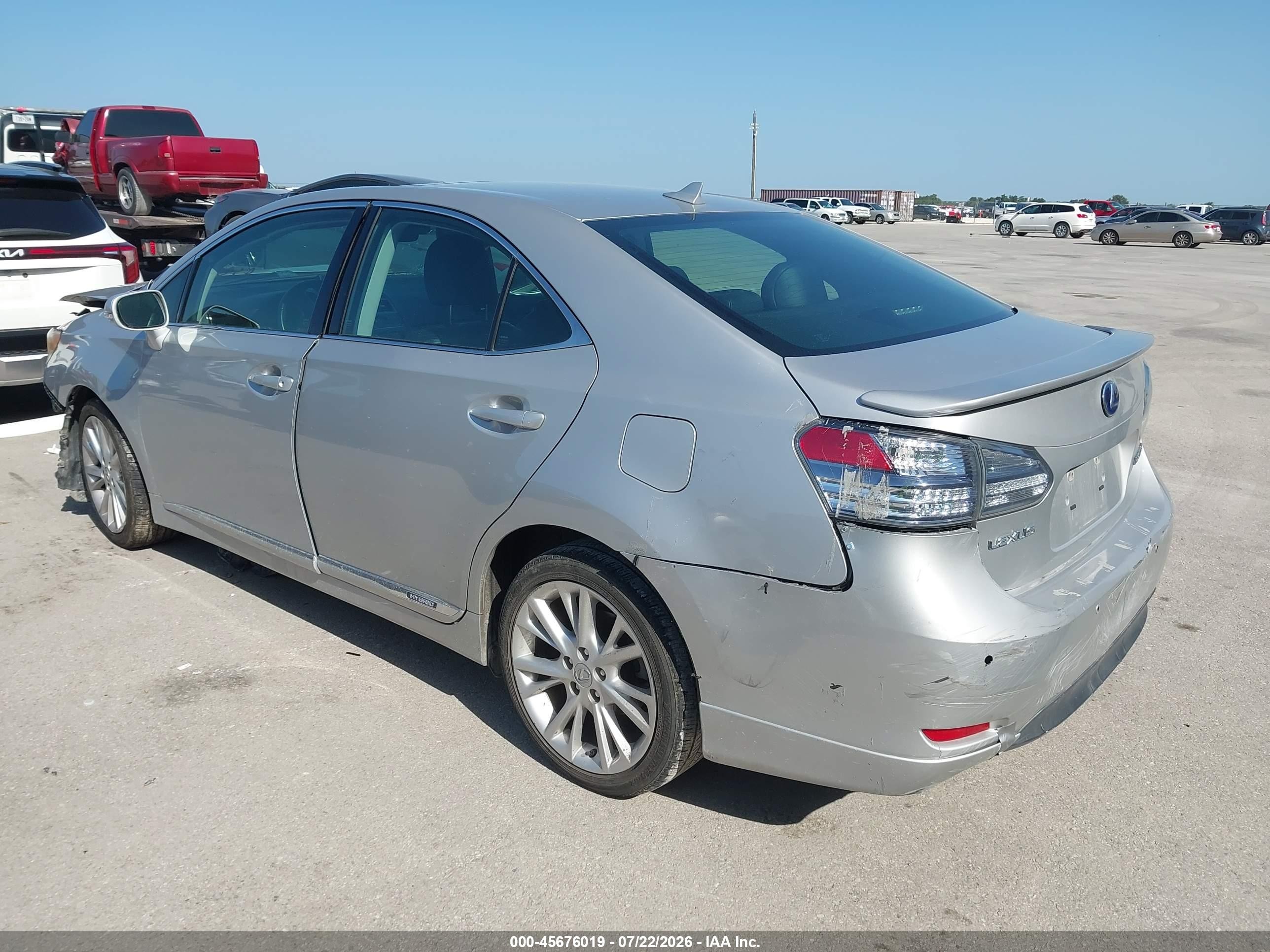 2010 Lexus Hs 250h Premium Silver vin: JTHBB1BA6A2018599