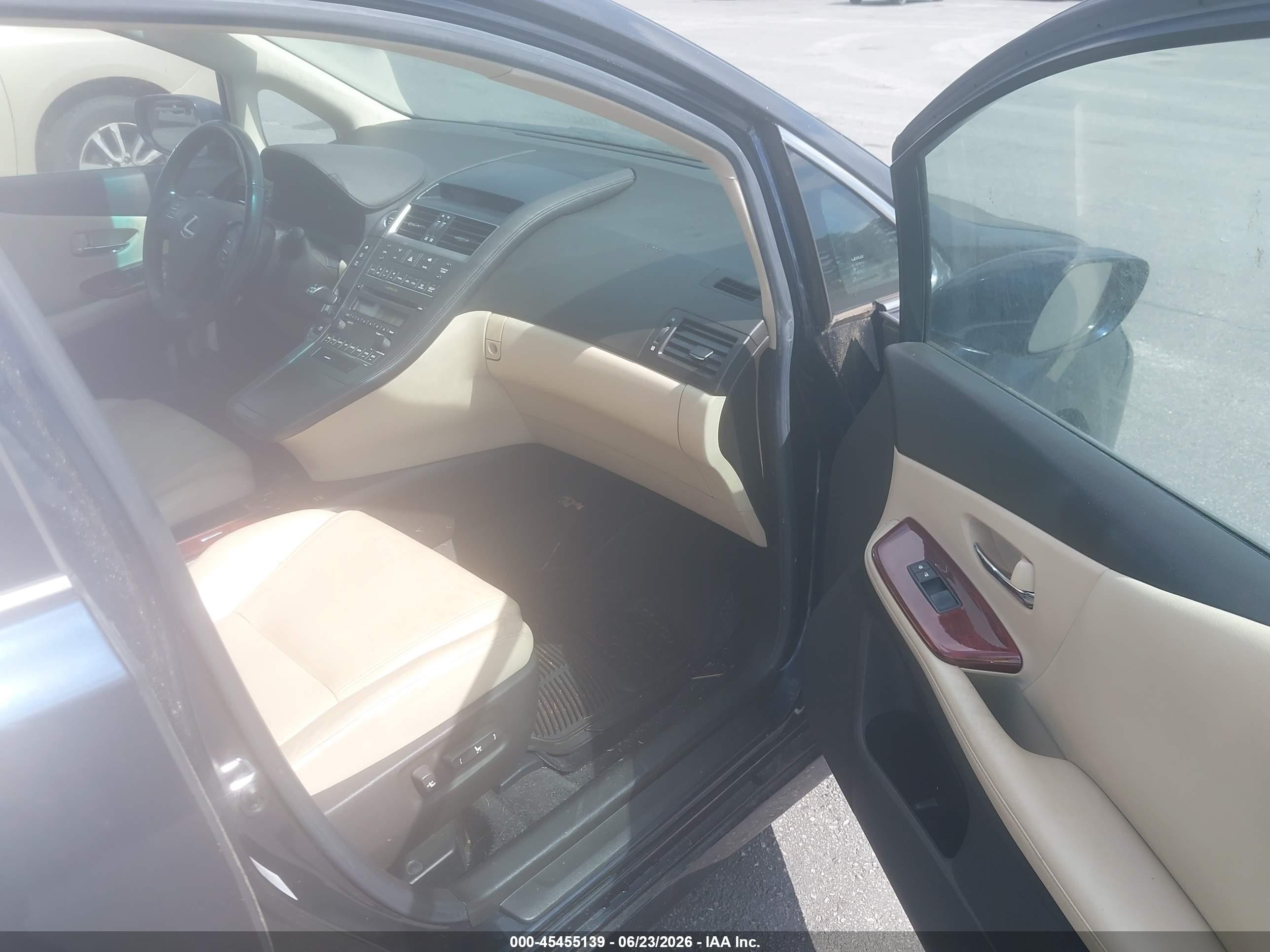 2010 Lexus Hs 250h   Black vin: JTHBB1BA6A2019090