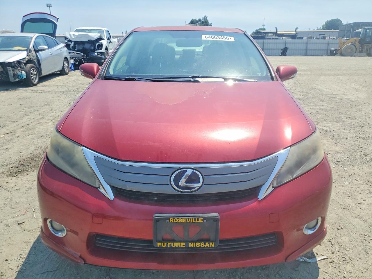 2010 Lexus Hs 250h Красный vin: JTHBB1BA6A2022359