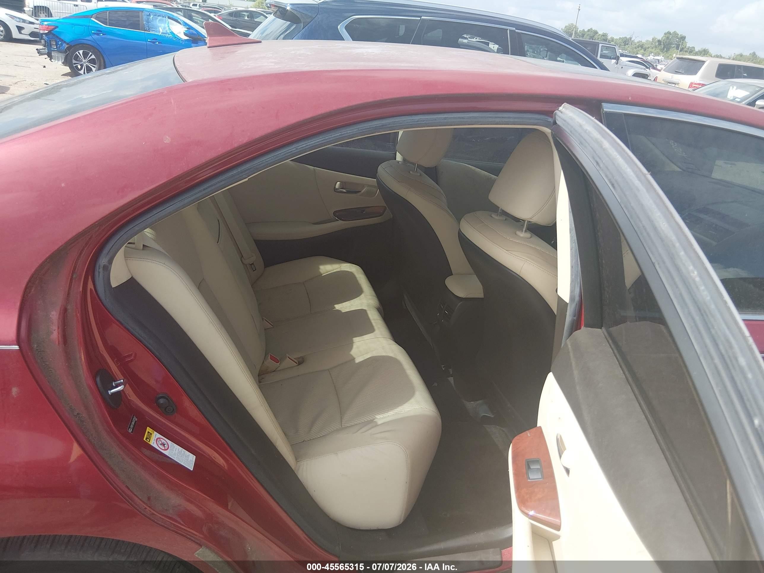 2010 Lexus Hs 250h Premium Red vin: JTHBB1BA6A2025651