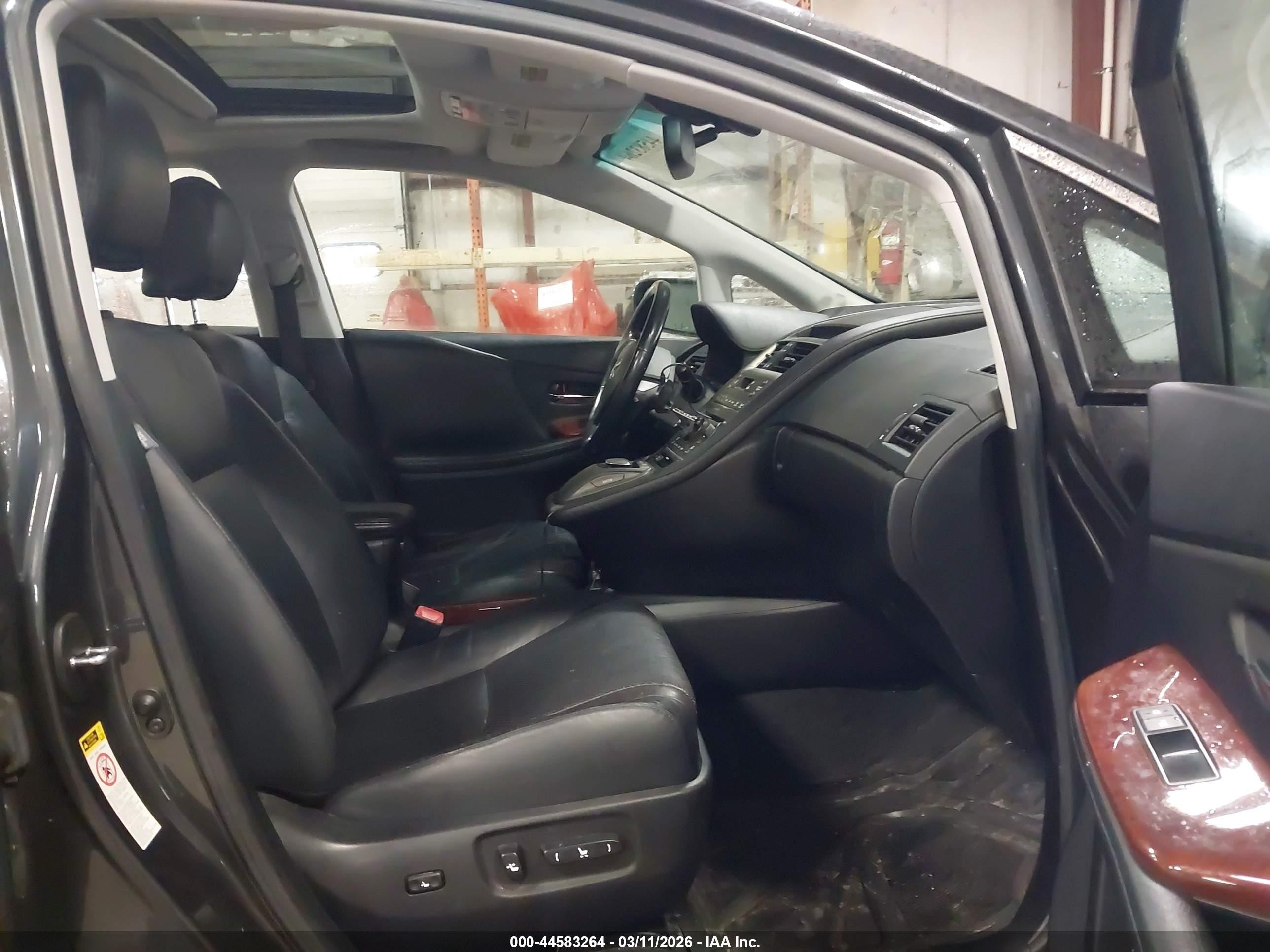 2010 Lexus Hs 250h Premium Gray vin: JTHBB1BA6A2027075