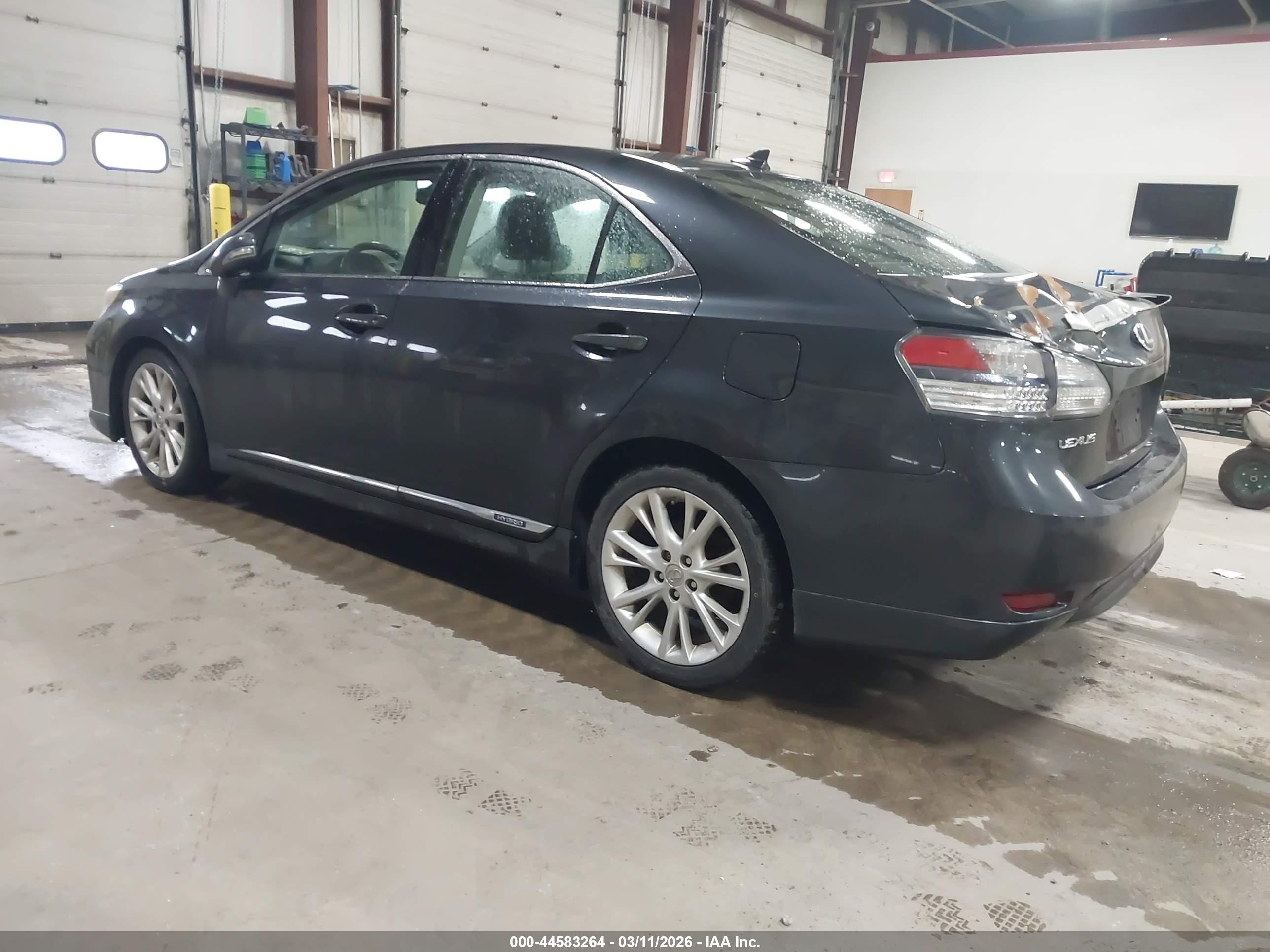 2010 Lexus Hs 250h Premium Gray vin: JTHBB1BA6A2027075