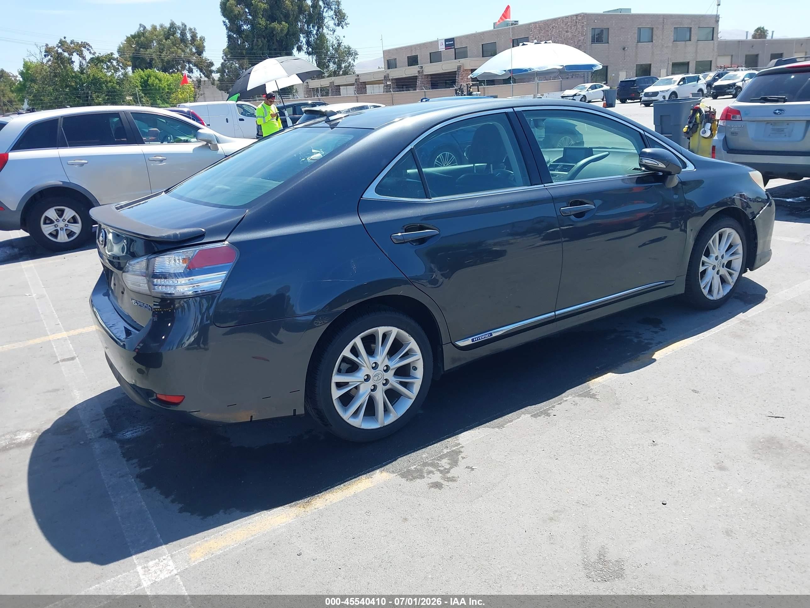 2010 Lexus Hs 250h Premium Gray vin: JTHBB1BA6A2030526