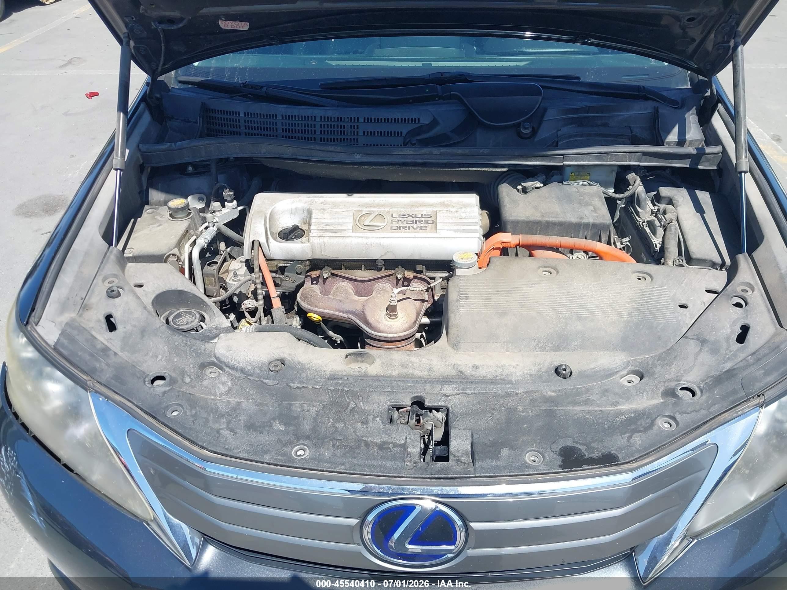 2010 Lexus Hs 250h Premium Gray vin: JTHBB1BA6A2030526
