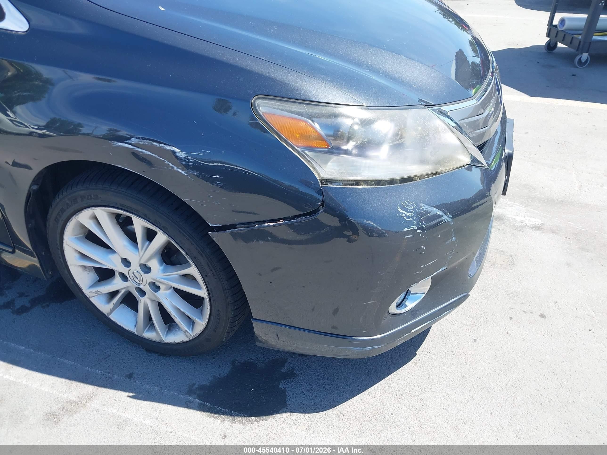 2010 Lexus Hs 250h Premium Gray vin: JTHBB1BA6A2030526