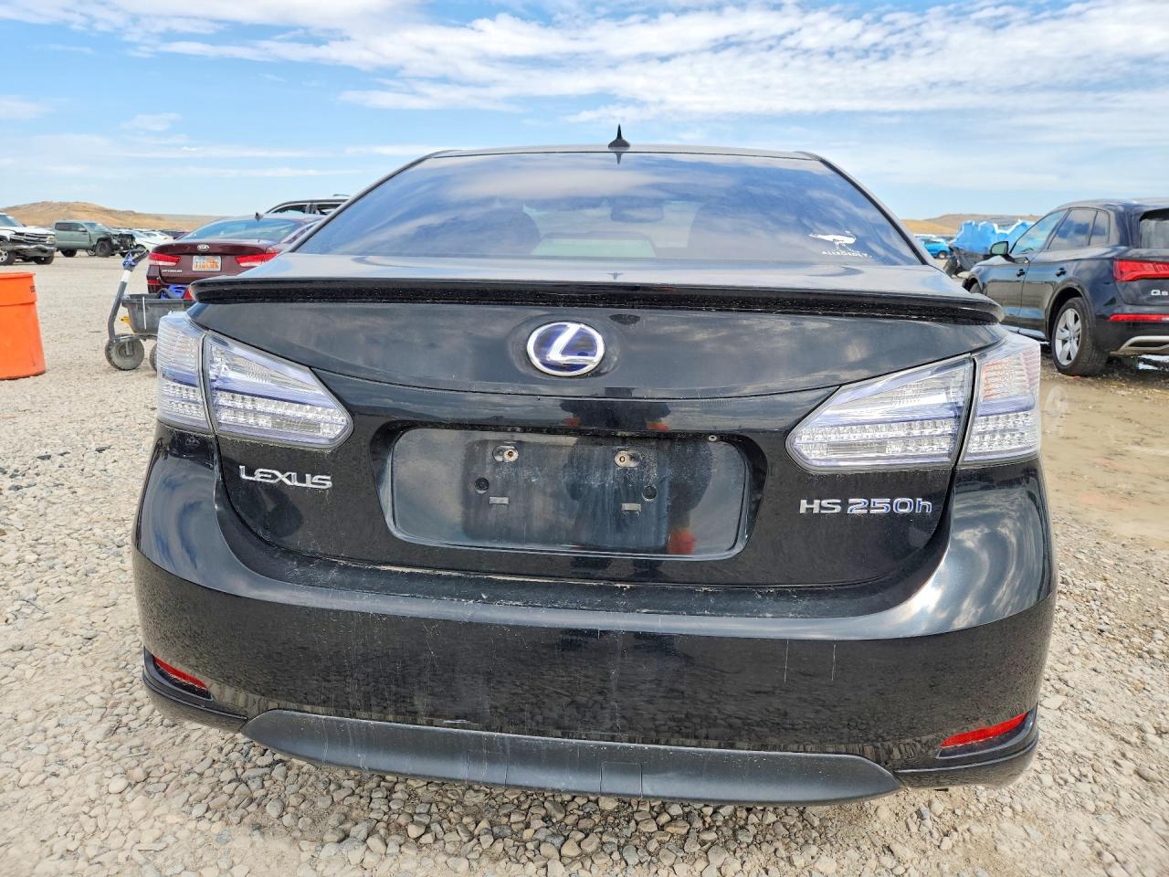 2010 Lexus Hs 250h Black vin: JTHBB1BA6A2033278