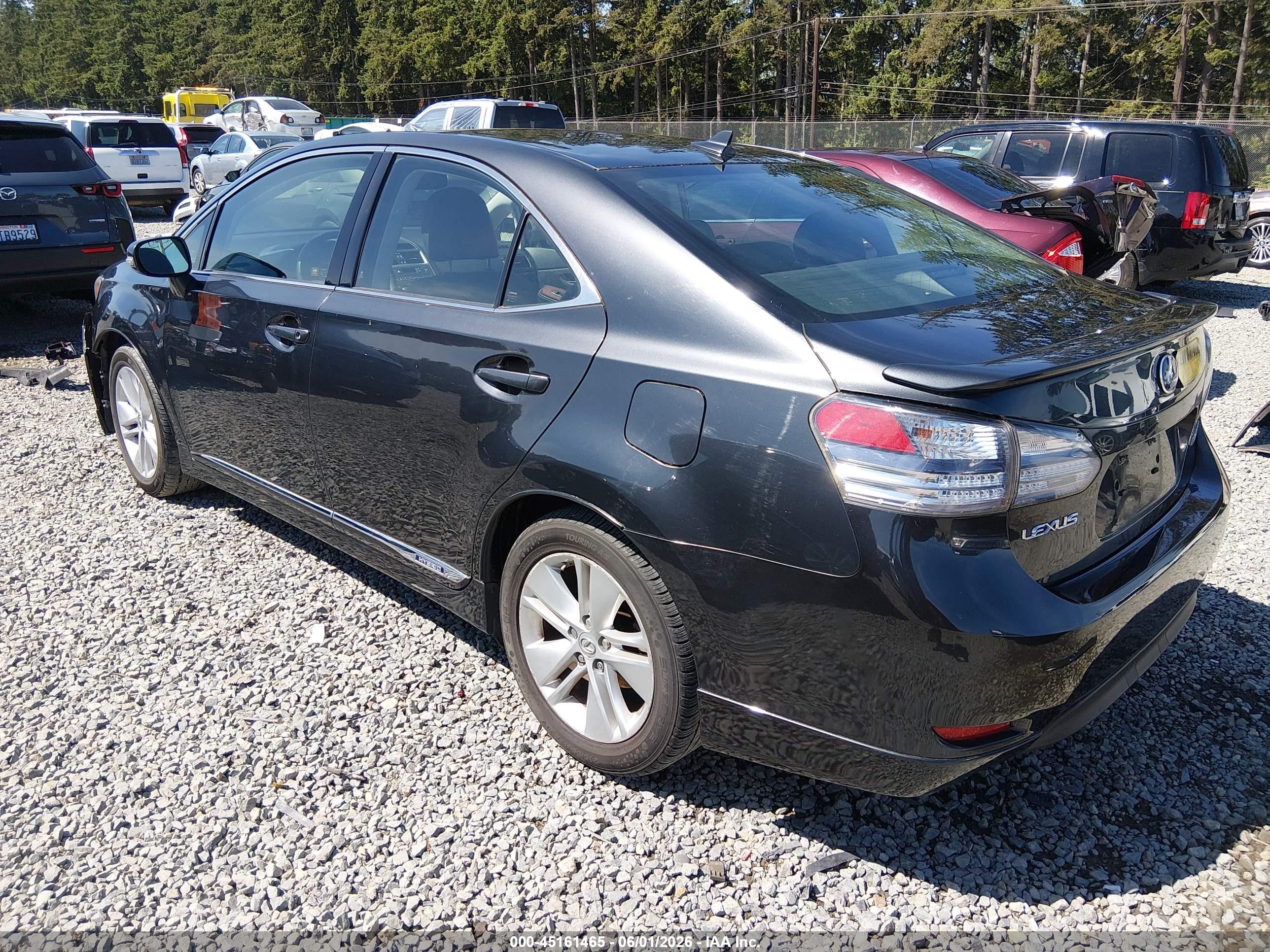 2010 Lexus Hs 250h   Gray vin: JTHBB1BA6A2036066