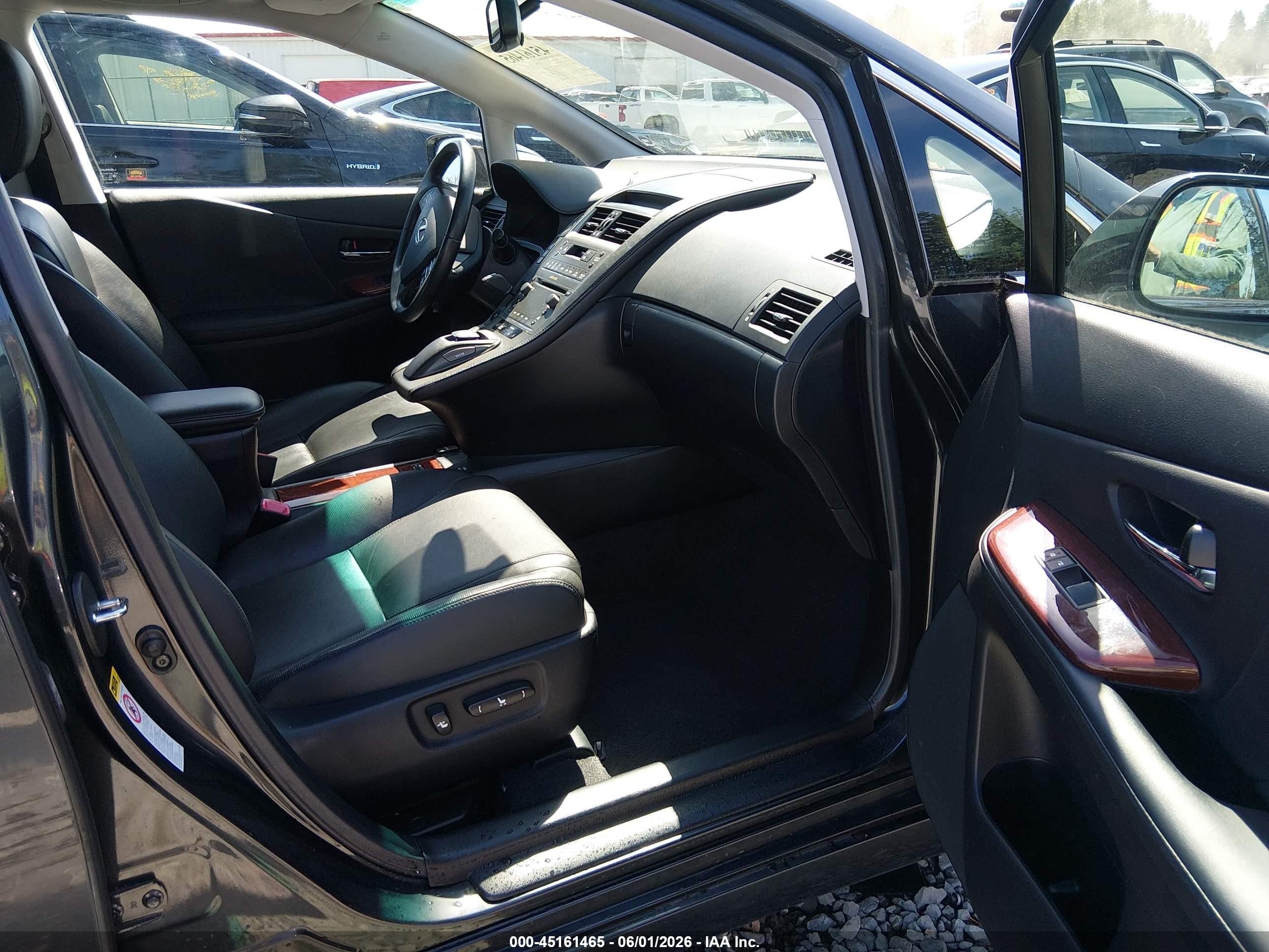 2010 Lexus Hs 250h   Gray vin: JTHBB1BA6A2036066