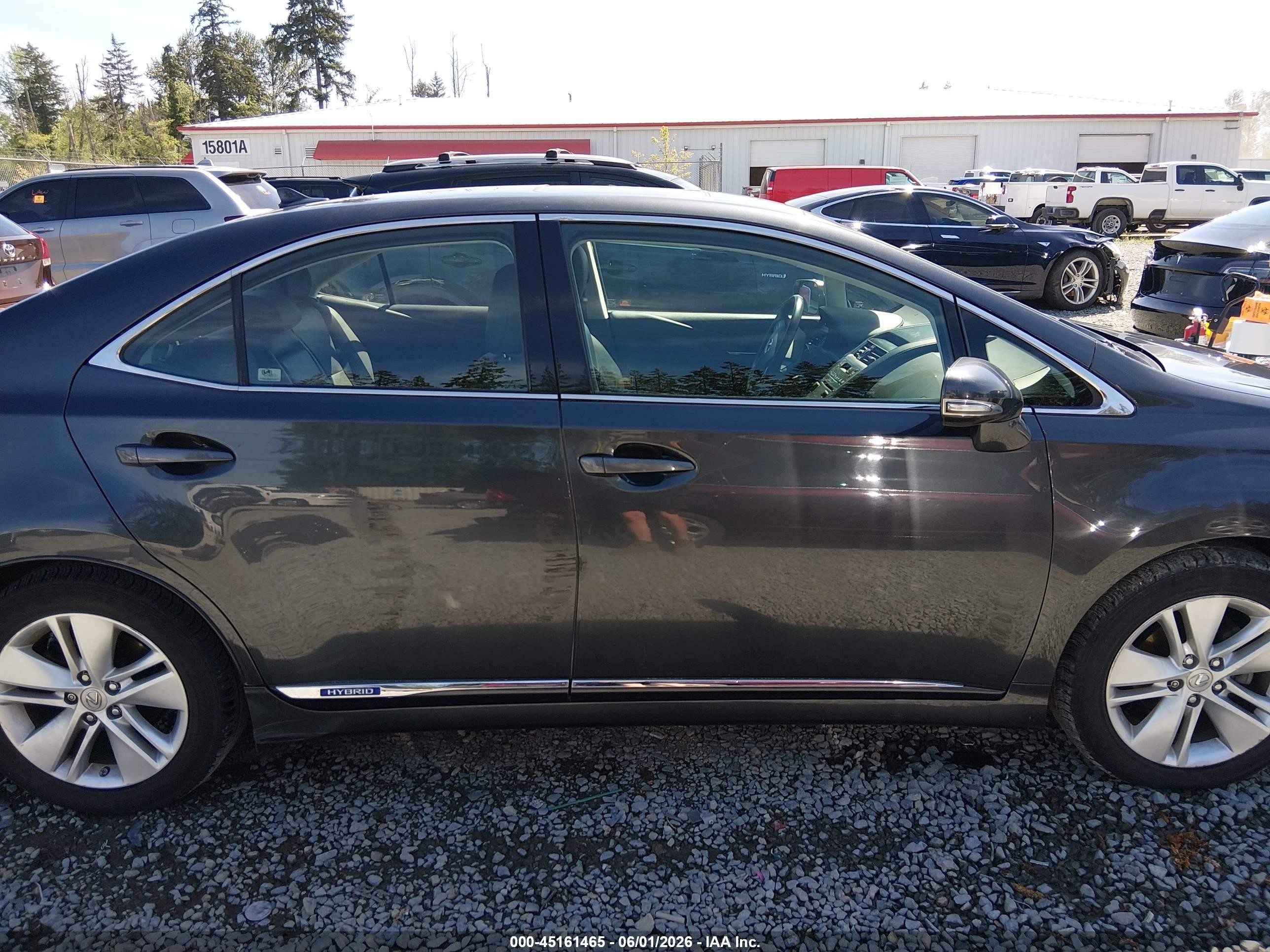 2010 Lexus Hs 250h   Gray vin: JTHBB1BA6A2036066
