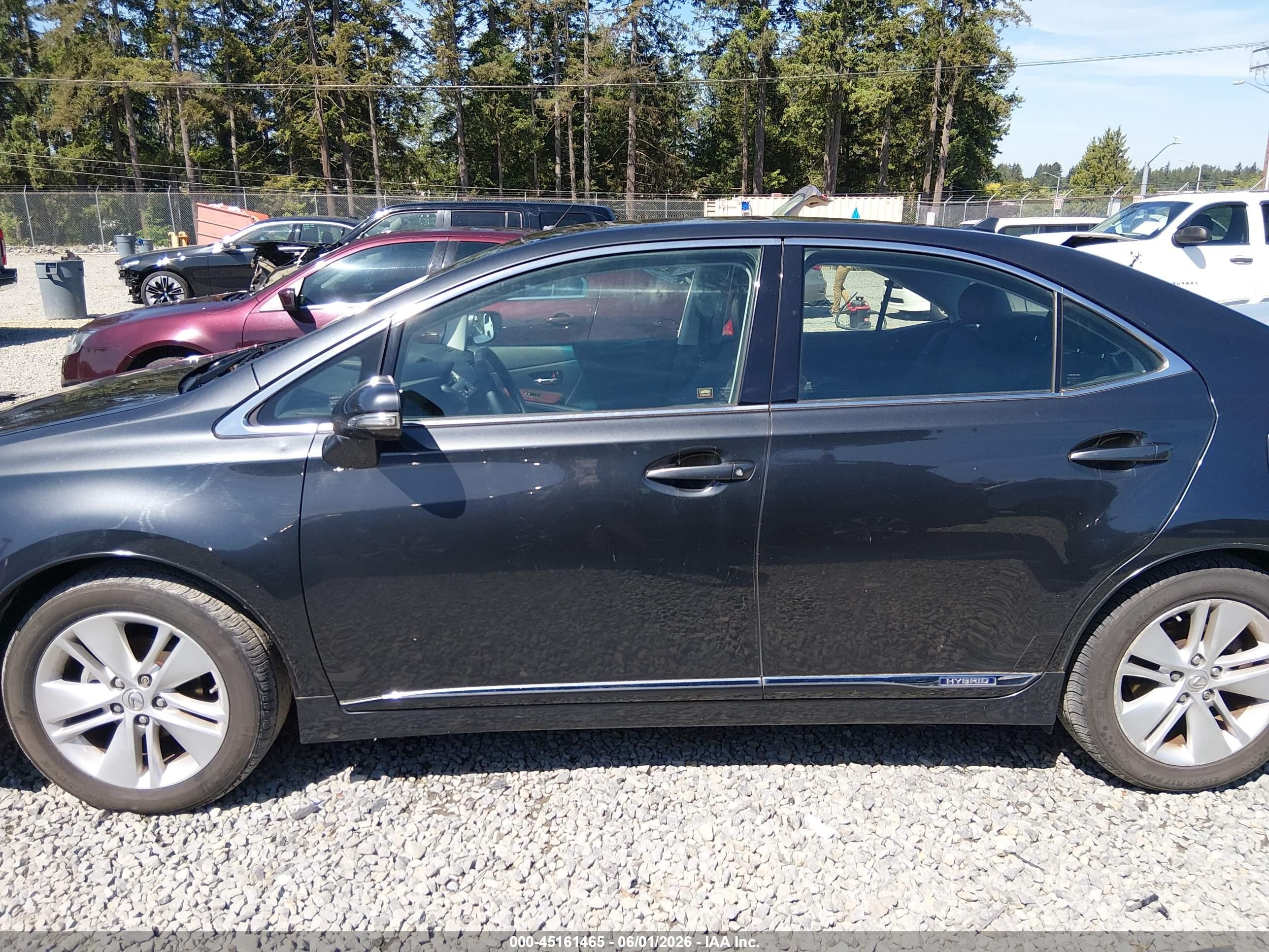 2010 Lexus Hs 250h   Gray vin: JTHBB1BA6A2036066