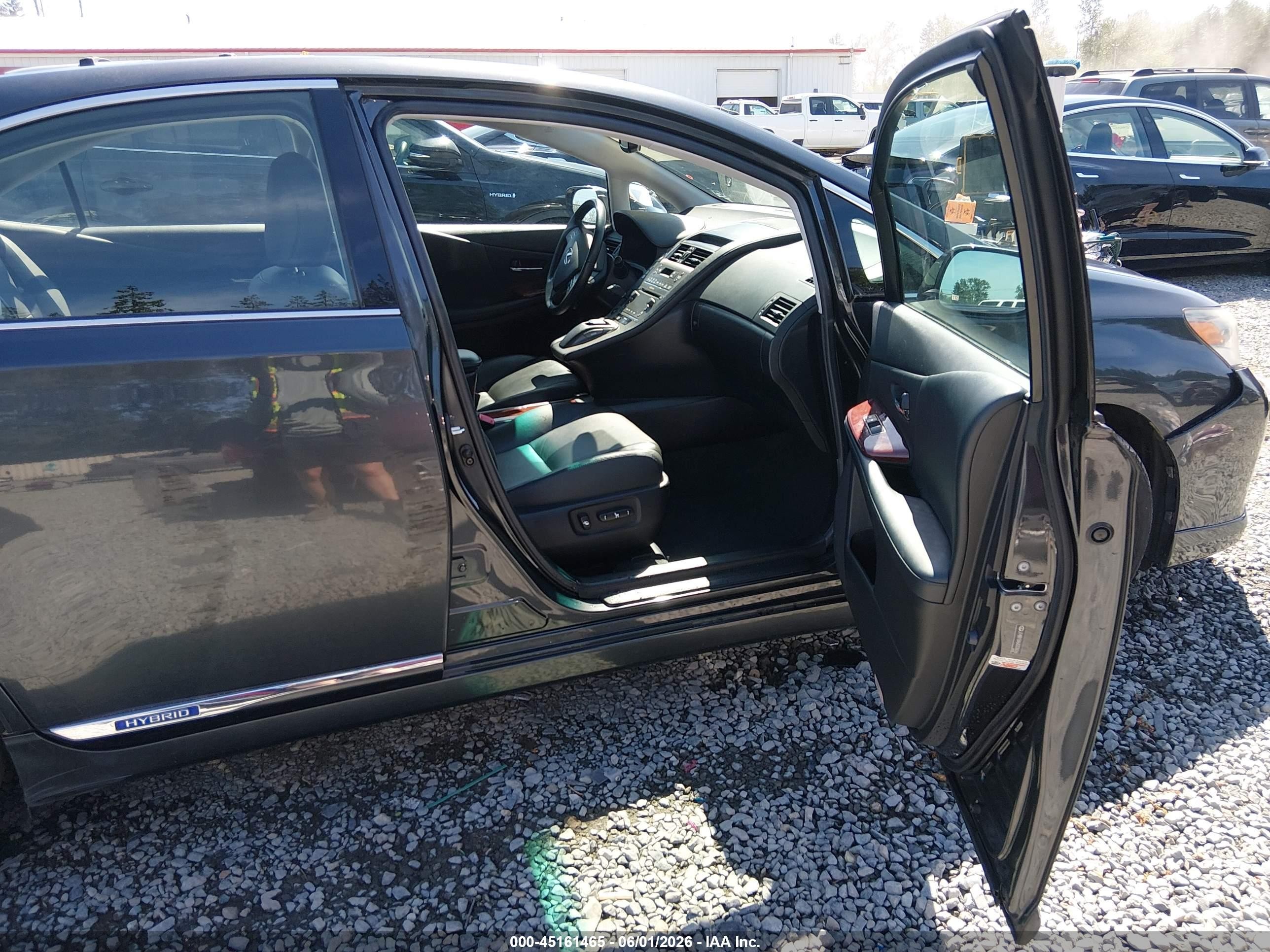 2010 Lexus Hs 250h   Gray vin: JTHBB1BA6A2036066