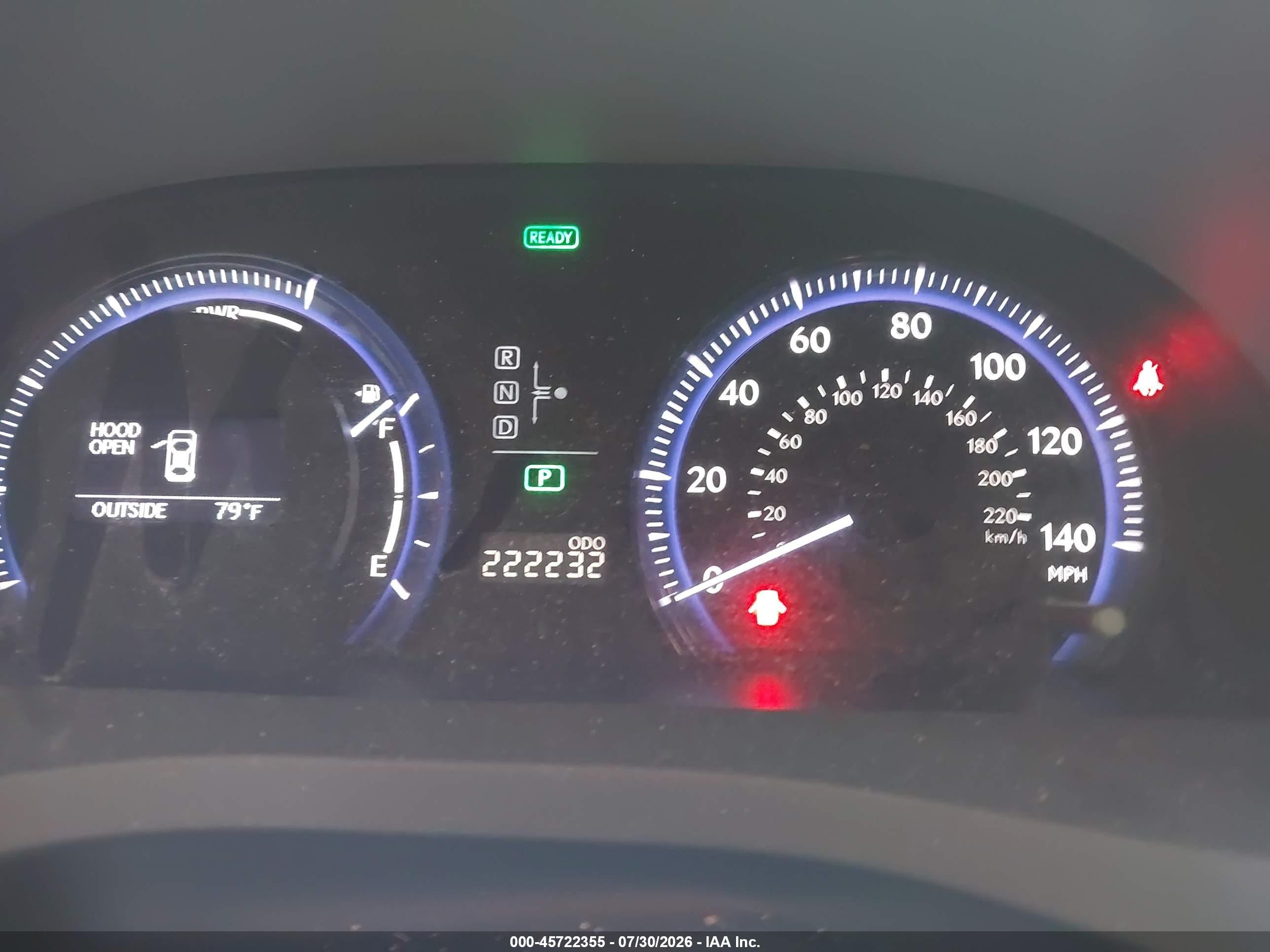 2011 Lexus Hs 250h   Gray vin: JTHBB1BA6B2044721