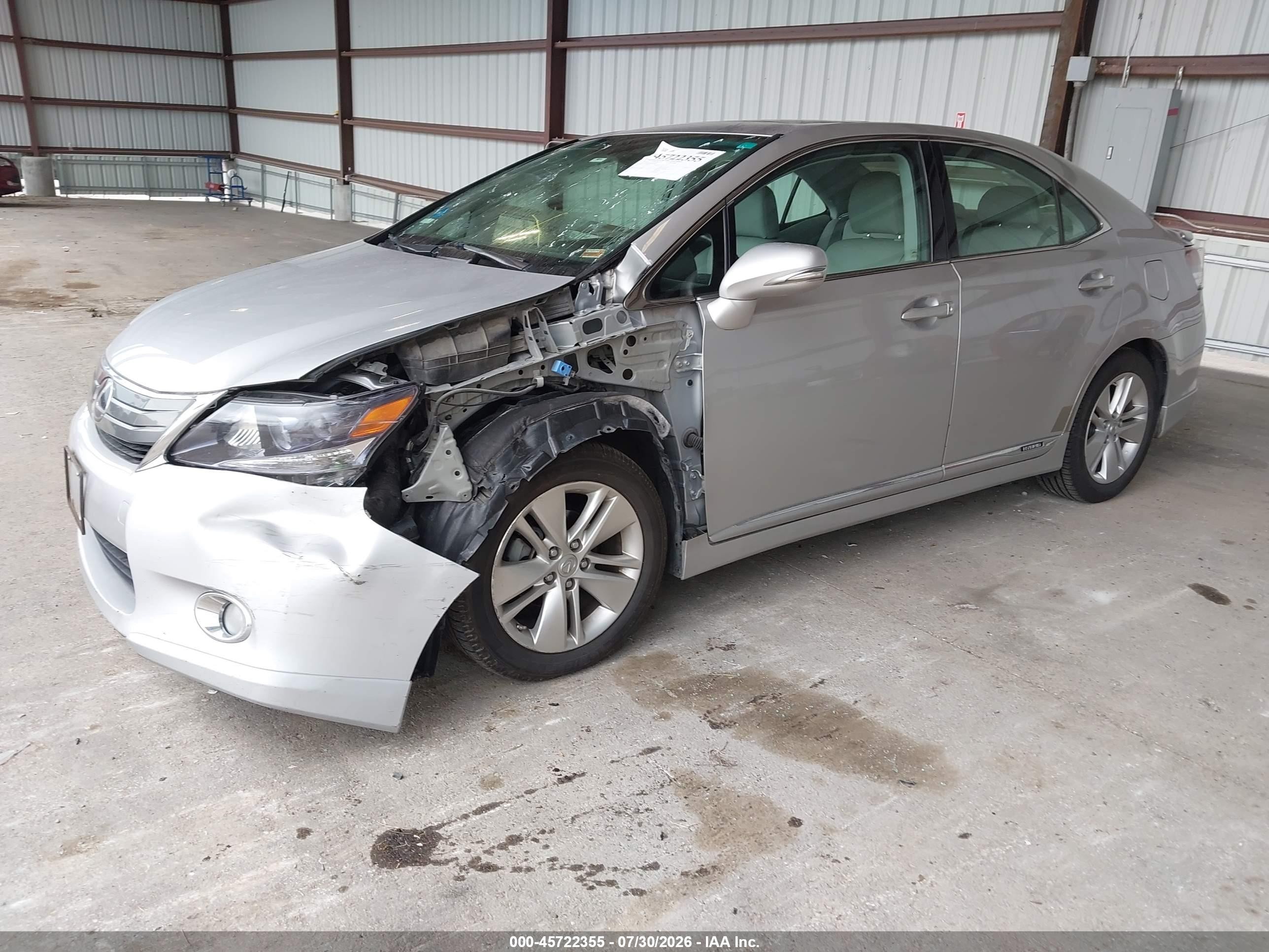 2011 Lexus Hs 250h   Gray vin: JTHBB1BA6B2044721