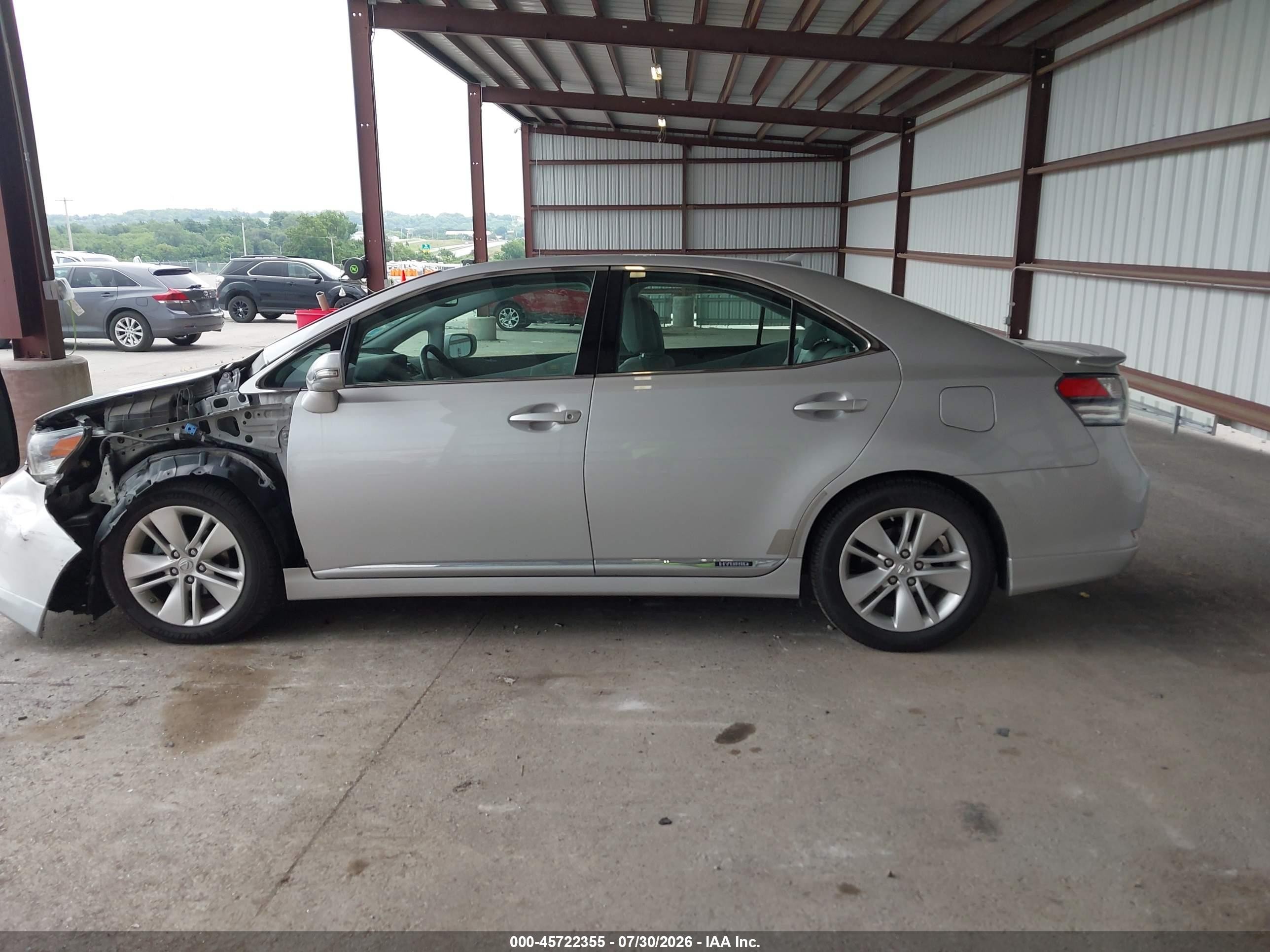 2011 Lexus Hs 250h   Gray vin: JTHBB1BA6B2044721