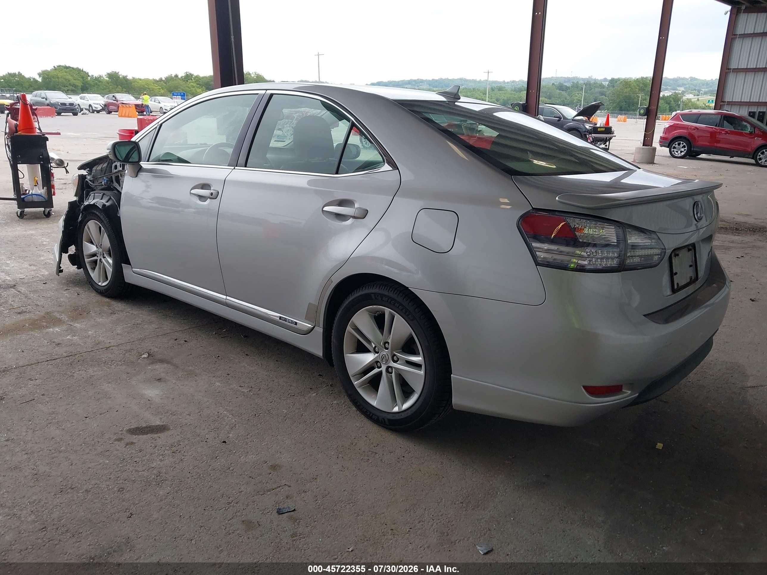 2011 Lexus Hs 250h   Gray vin: JTHBB1BA6B2044721