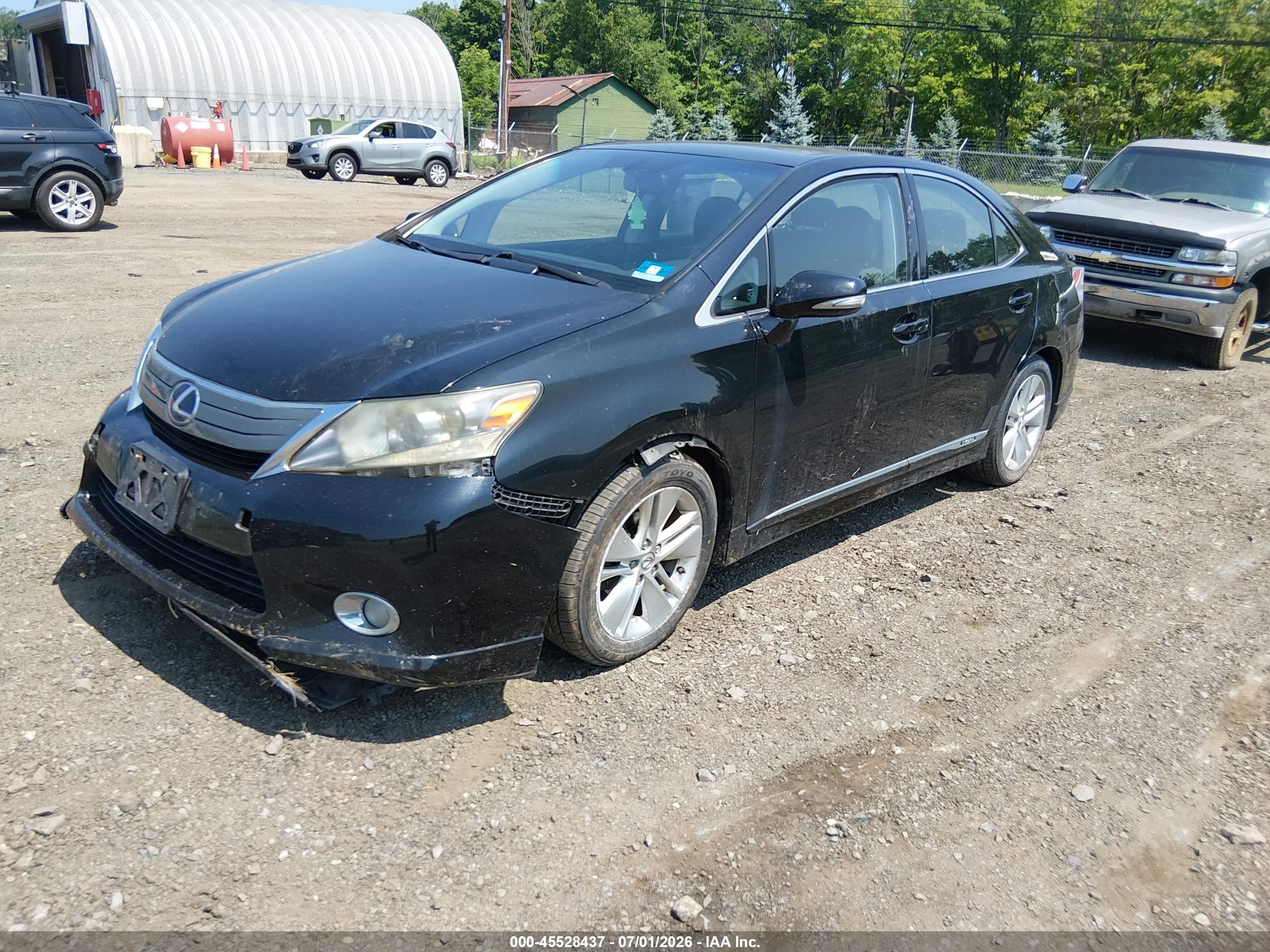 2011 Lexus Hs 250h   Black vin: JTHBB1BA6B2046825