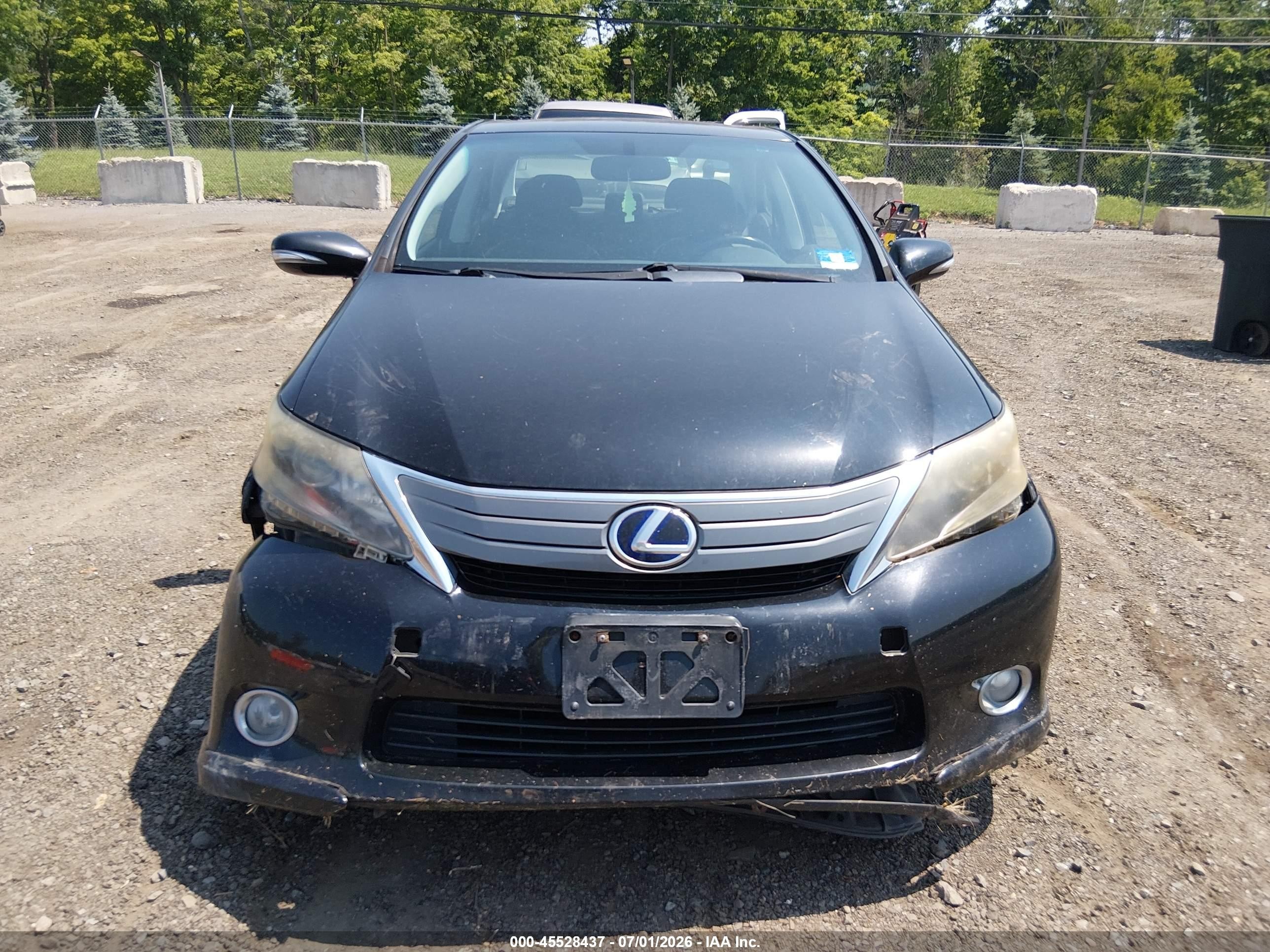 2011 Lexus Hs 250h   Black vin: JTHBB1BA6B2046825