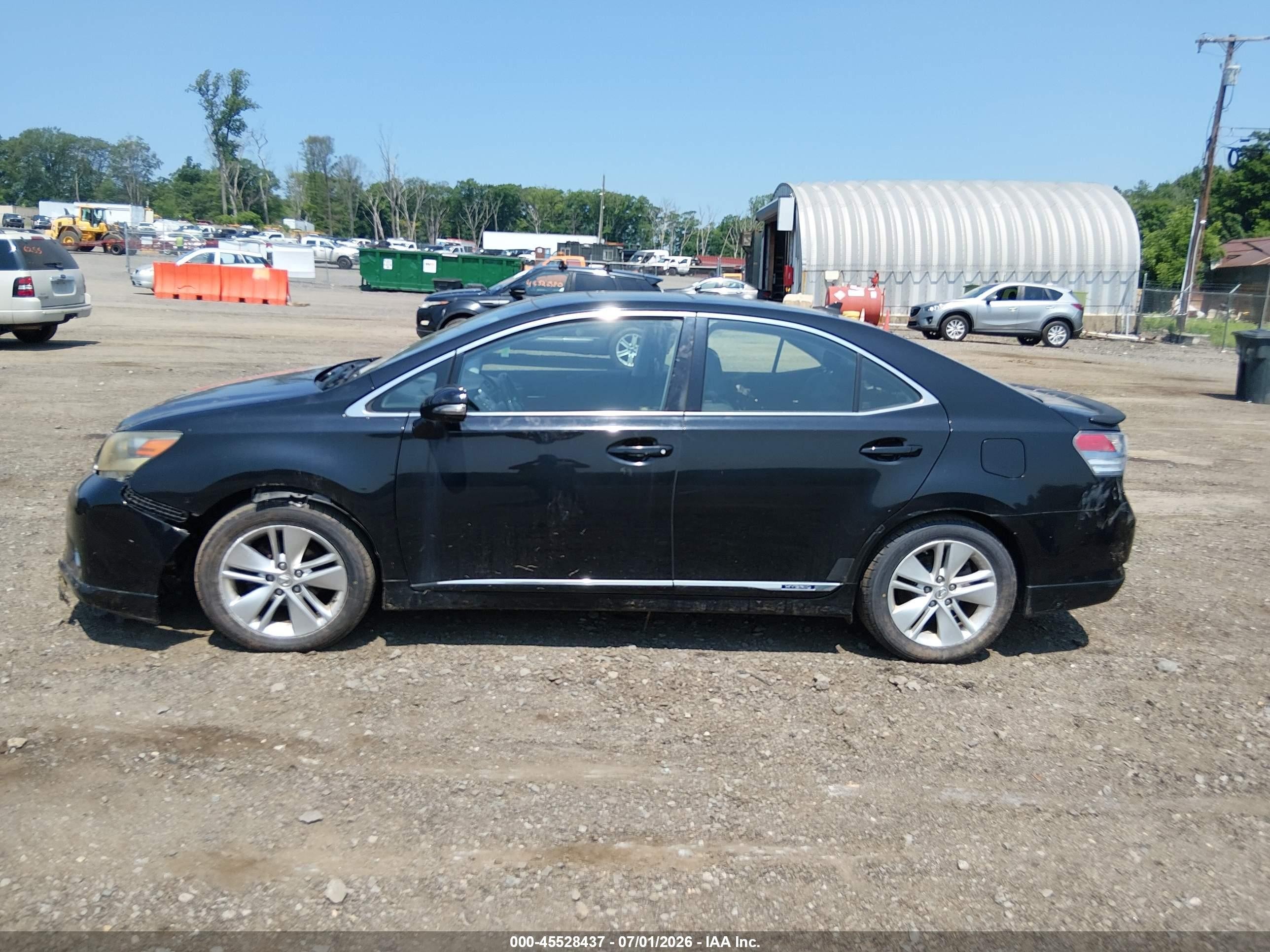2011 Lexus Hs 250h   Black vin: JTHBB1BA6B2046825