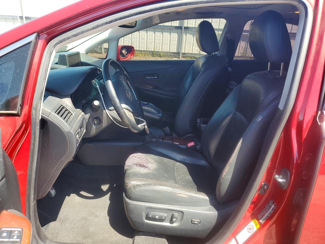 2010 Lexus Hs 250h Red vin: JTHBB1BA7A2001178