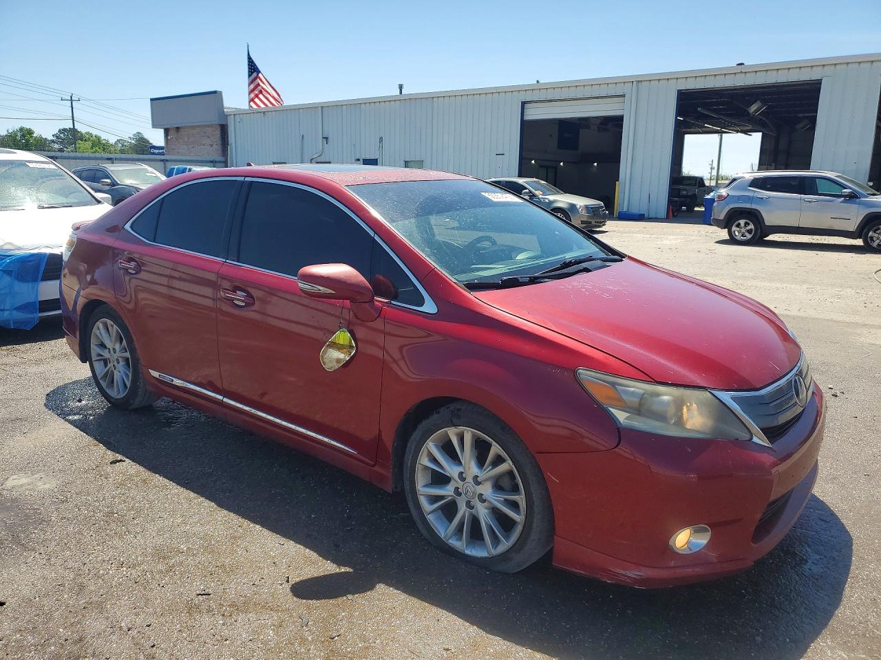 2010 Lexus Hs 250h Red vin: JTHBB1BA7A2001178