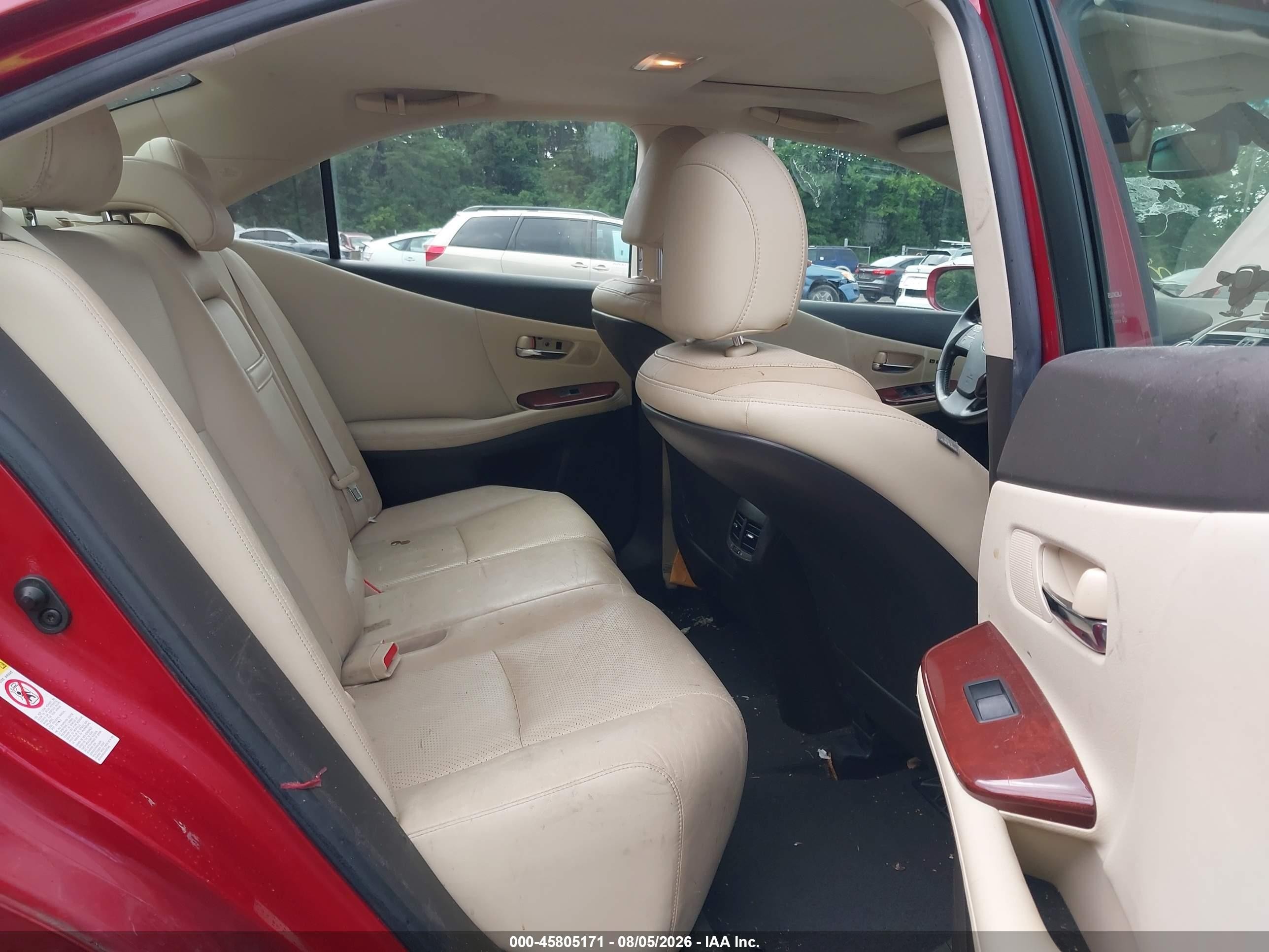 2010 Lexus Hs 250h Premium Red vin: JTHBB1BA7A2012228