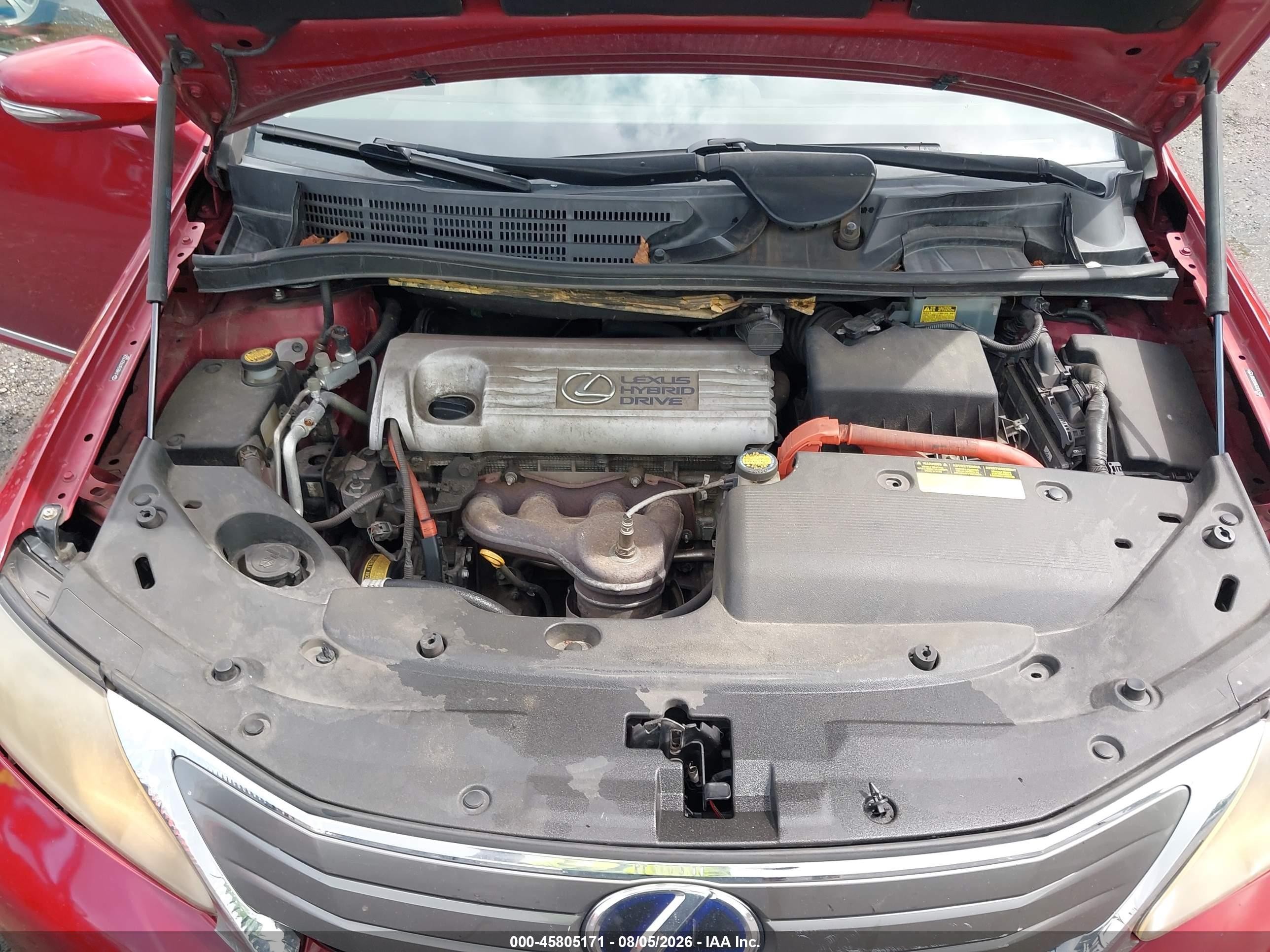 2010 Lexus Hs 250h Premium Red vin: JTHBB1BA7A2012228