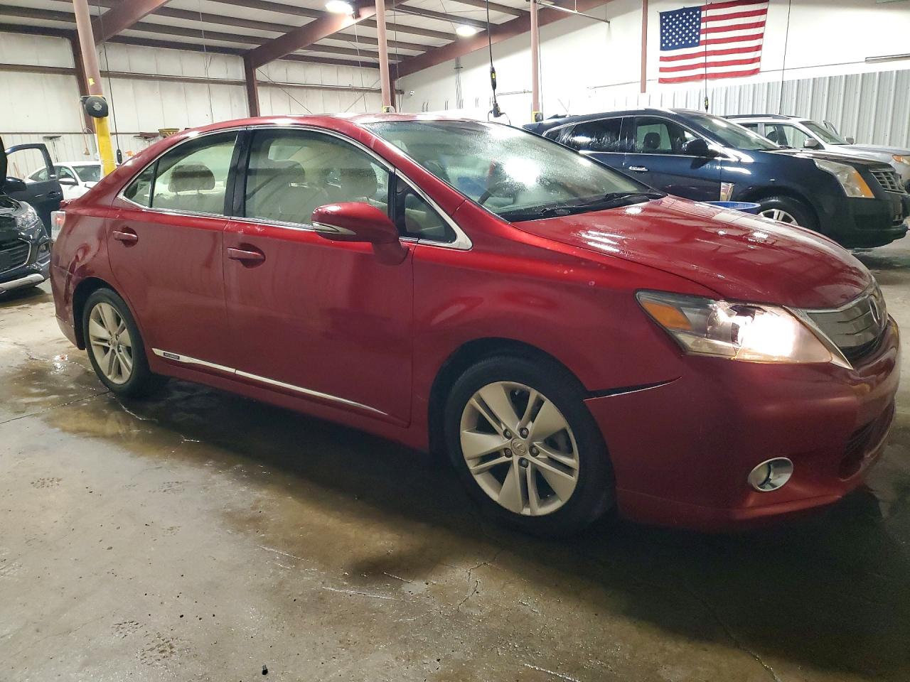 2010 Lexus Hs 250h Red vin: JTHBB1BA7A2022807