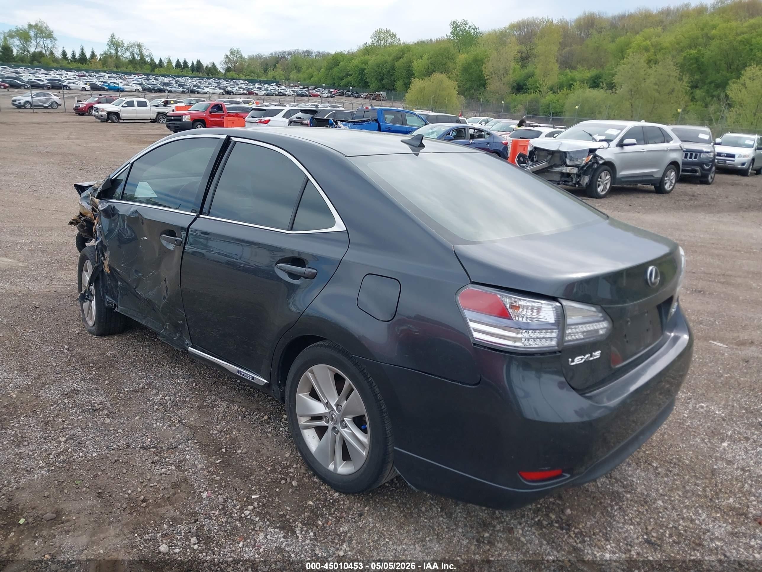 2010 Lexus Hs 250h Premium Gray vin: JTHBB1BA7A2025593