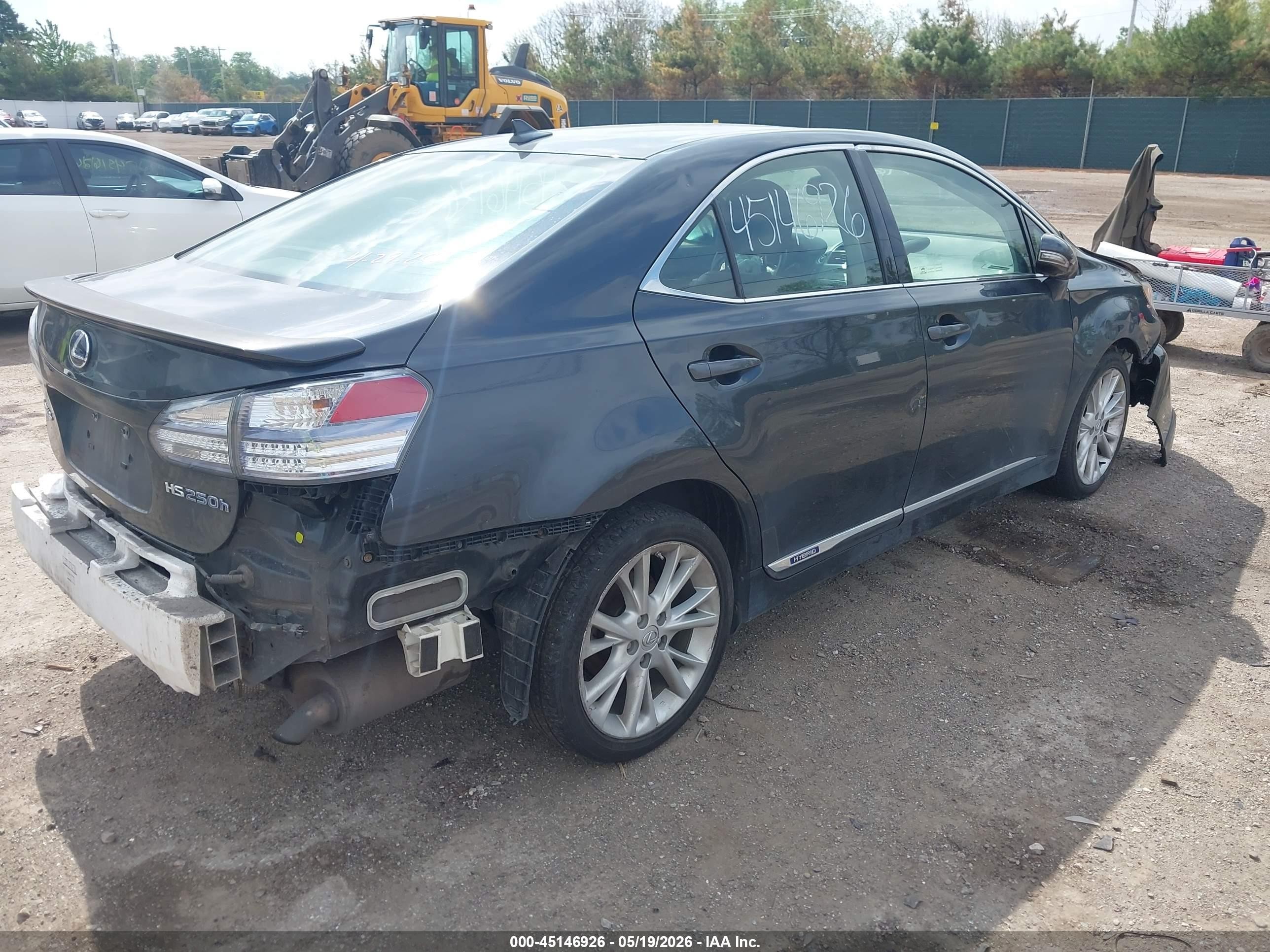 2010 Lexus Hs 250h Premium Black vin: JTHBB1BA7A2035024